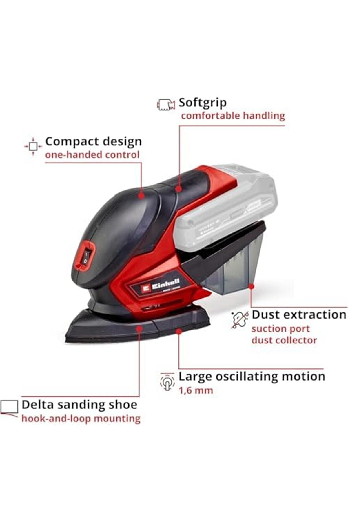 Te-Os 18/150 Li̇ Solo, Çok Amaçlı Zımpara 1014773