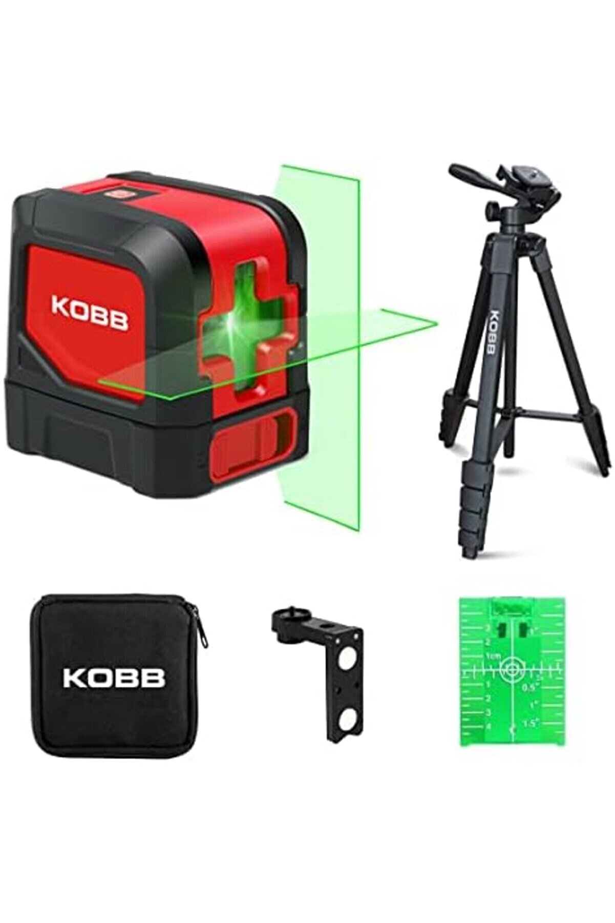 Kbl91Gtp 30 Metre Profesyonel Yatay Ve Di̇key Otomati̇k Hi̇zalamalı Yeşi̇l Çapraz Çi̇zgi̇ Di̇stomat +, Kırm