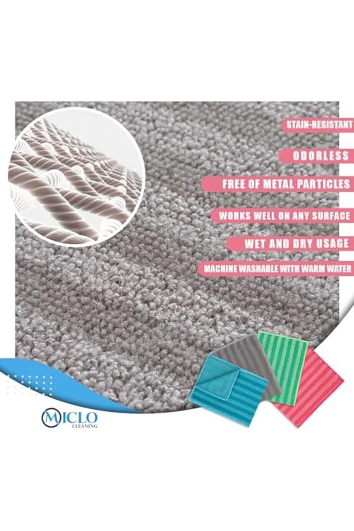 Cleanıng | Mi̇krofi̇ber Mutfak & Zor Ki̇r Bezi̇ 4&rsquo;L&uuml; Paket 1014773