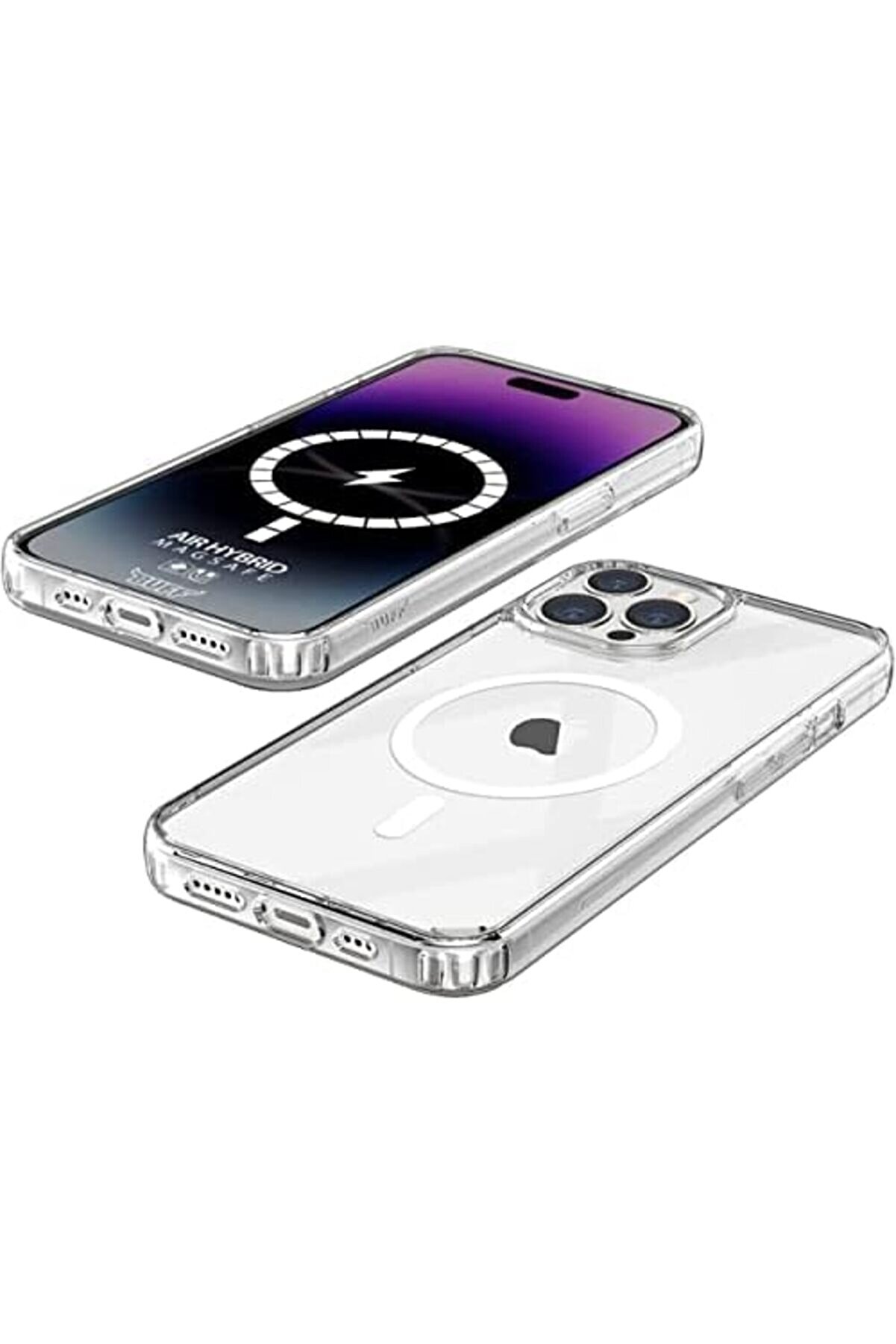 Labs 14 Seri̇si̇ İle Uyumlu Destekli̇ Ai̇r Şeffaf Kılıf, Darbe Emi̇ci̇ Tpu + Pc Şeffaf Kılıf ( 14 Pro Max)