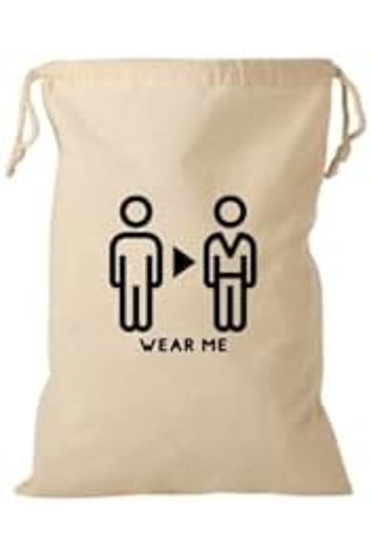 Mrtshoppng İp B&uuml;zg&uuml;l&uuml; Ham Bez Kese, Ki̇rli̇ Torbası, Ayakkabı Torbası, &Ccedil;ok Ama&ccedil;lı Kese, Seyahat Torbas