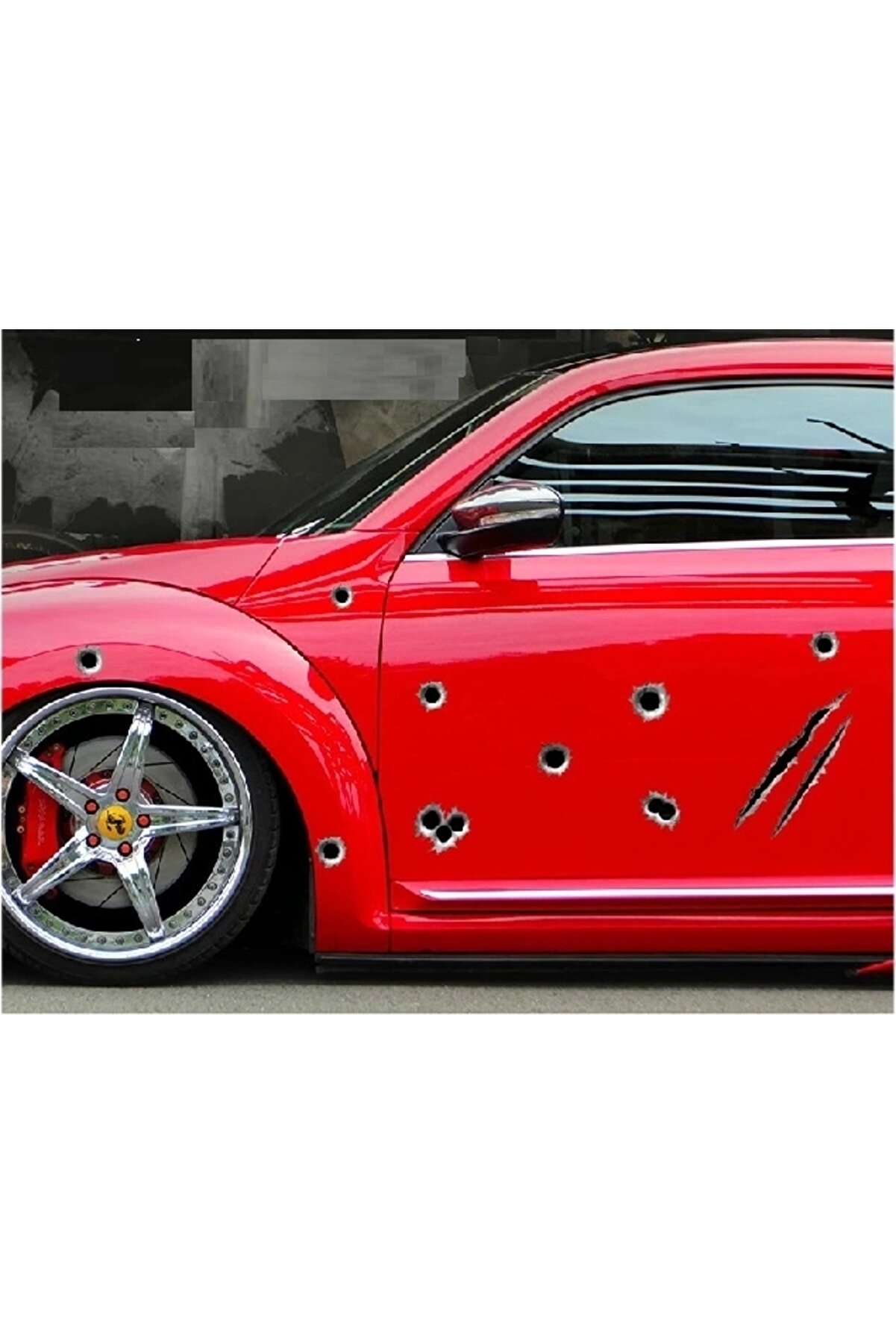 Skygo Araba &Ccedil;ıkartmaları 3D Kurşun Deli̇k Sti̇cker