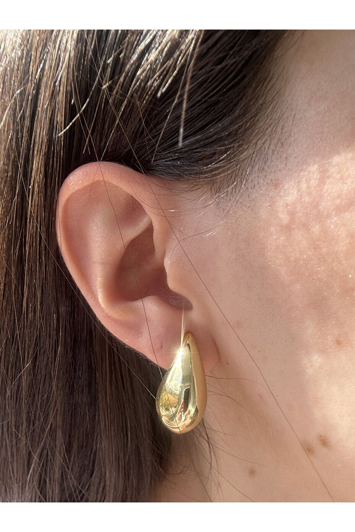 Ateli̇er Emi̇ne Gold Damla Küpe