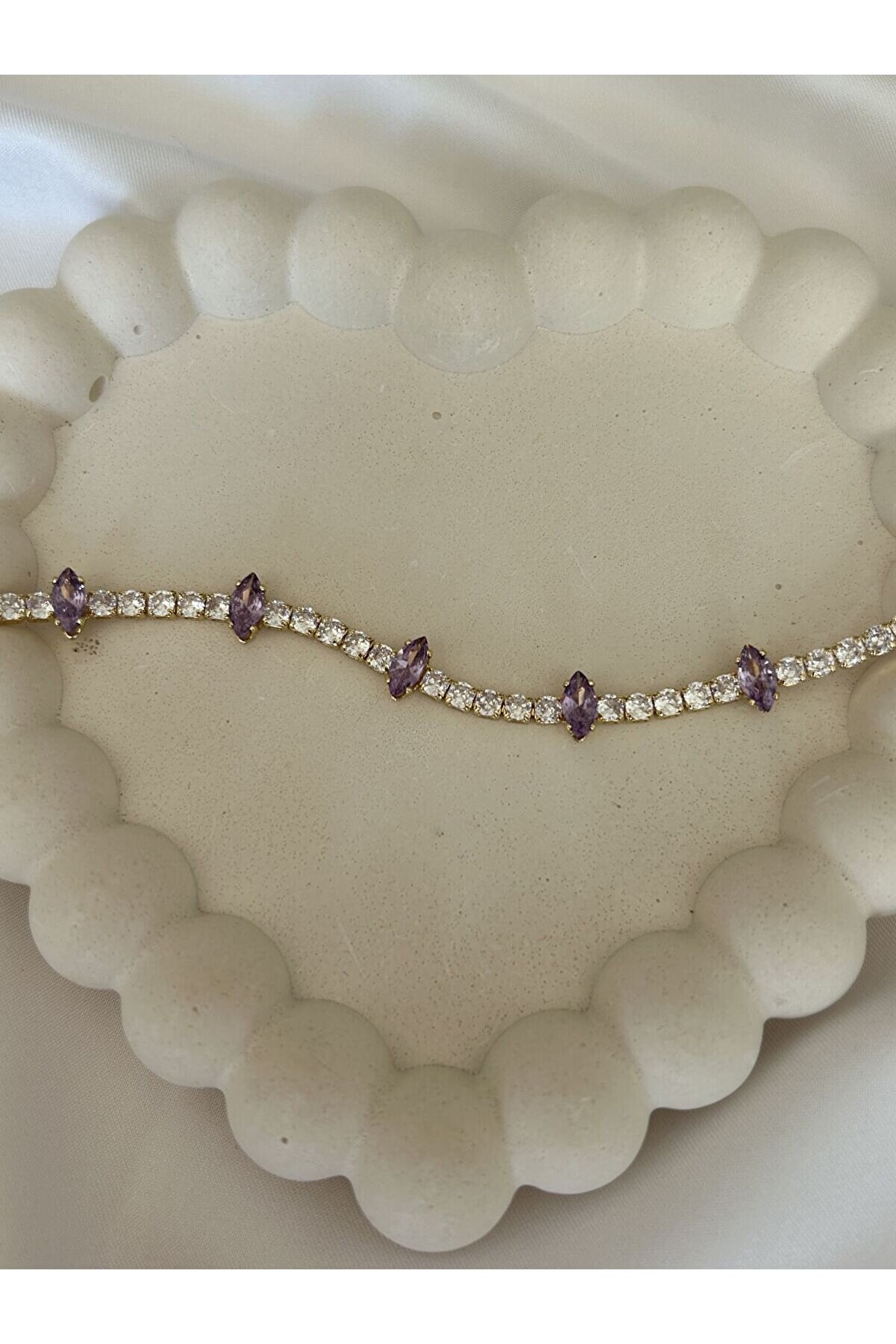 Ateli̇er Emi̇ne Mor Zi̇rkon Taşlı Bi̇lekli̇k