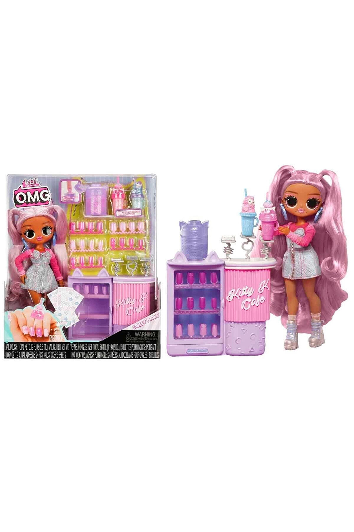 gizmurstore 503859 L.O.L. O.M.G. Sweet Nails Kitty K. Cafe