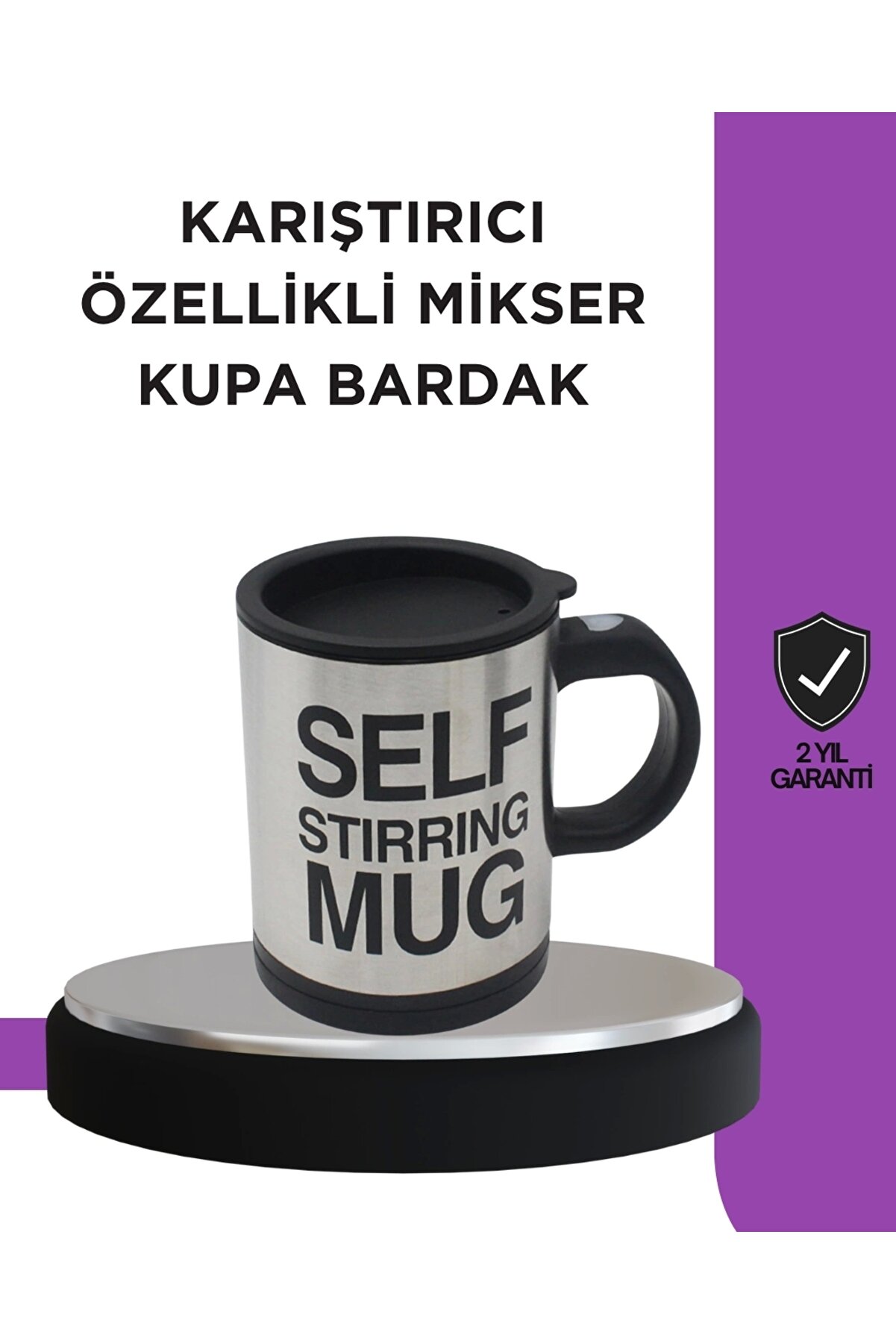 LAMİATAKI Toz İçecekler İçin Hızlı Karıştırma Özellikli Termos Kupa