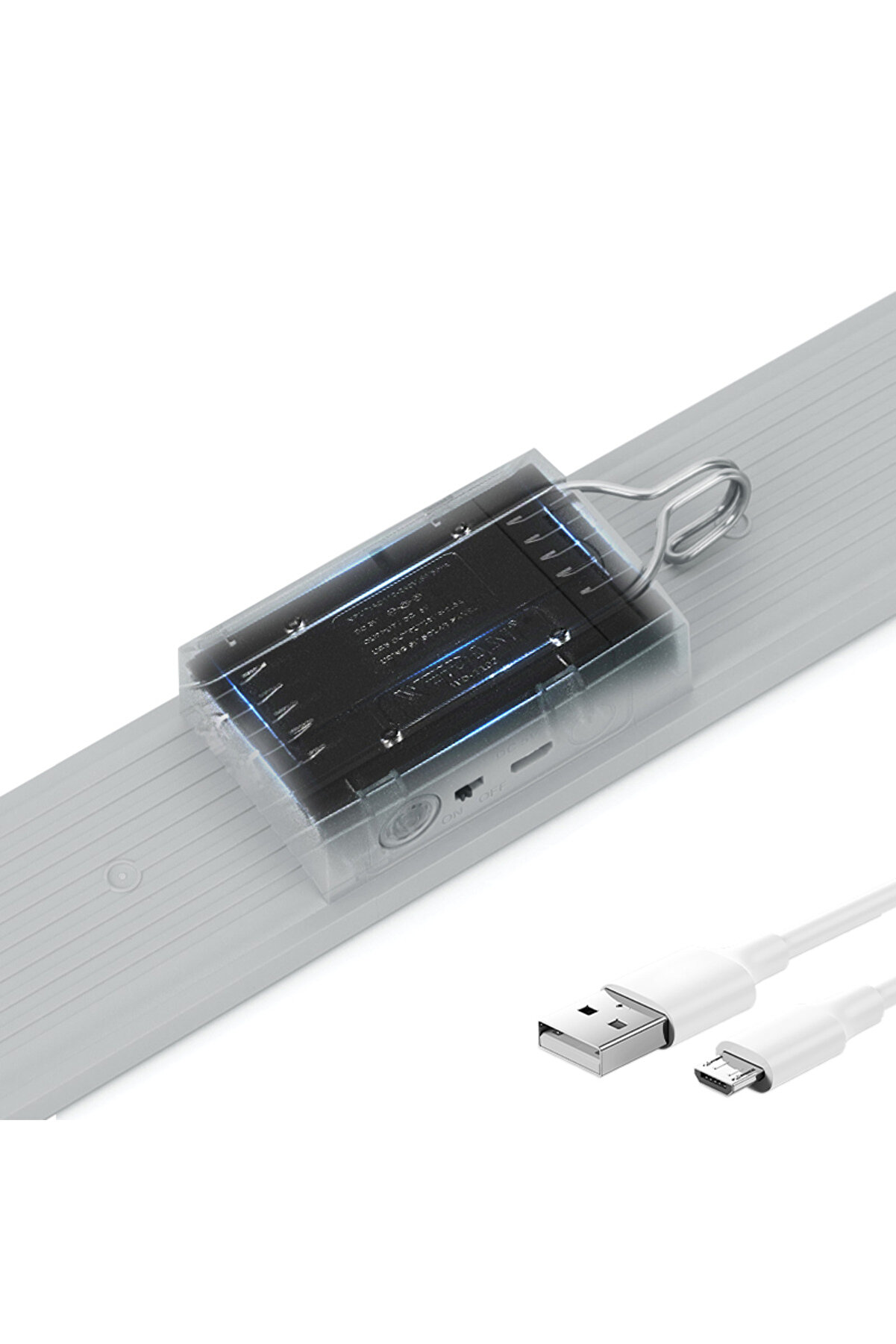 Go İthalat Kumandalı Zaman Işık G&uuml;c&uuml; Ayarlı Askılı Usb Şarjlı Lamba 20Smd Led