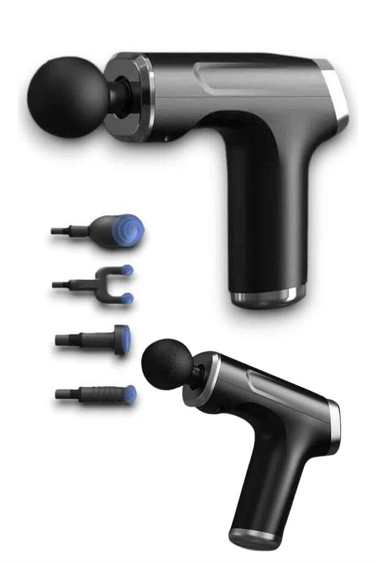 Profesyonel Masaj Tabancası Sporcu Masaj Ai̇ 4 Başlıklı Şarjlı Ti̇treşi̇mli̇