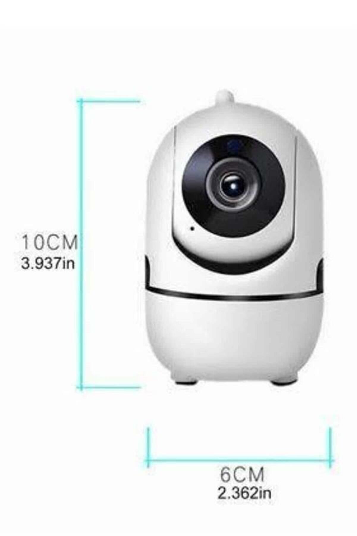 Baby Kamera Kablosuz 720P Beyaz 360 Derece Wi̇fi̇ Kamera Full Hd 1080P