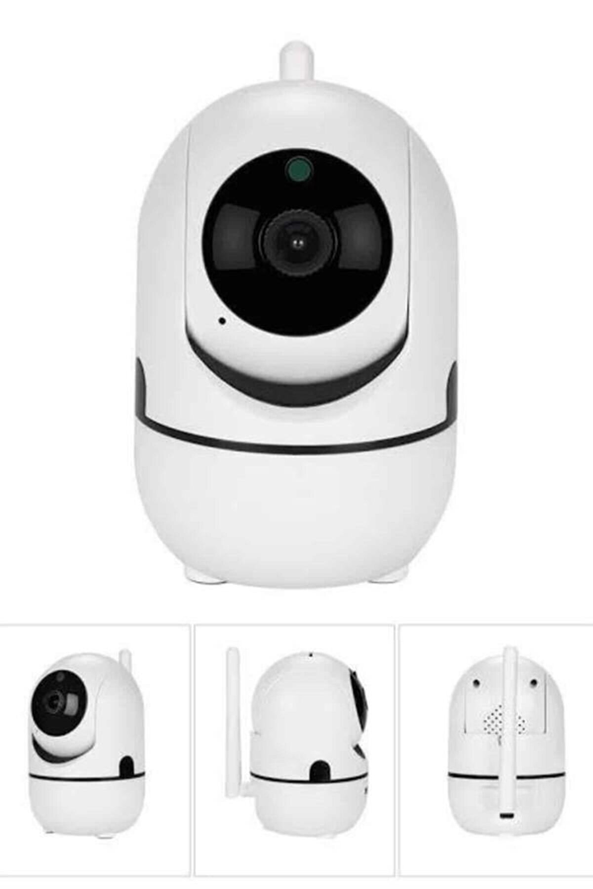 Baby Kamera Kablosuz 720P Beyaz 360 Derece Wi̇fi̇ Kamera Full Hd 1080P