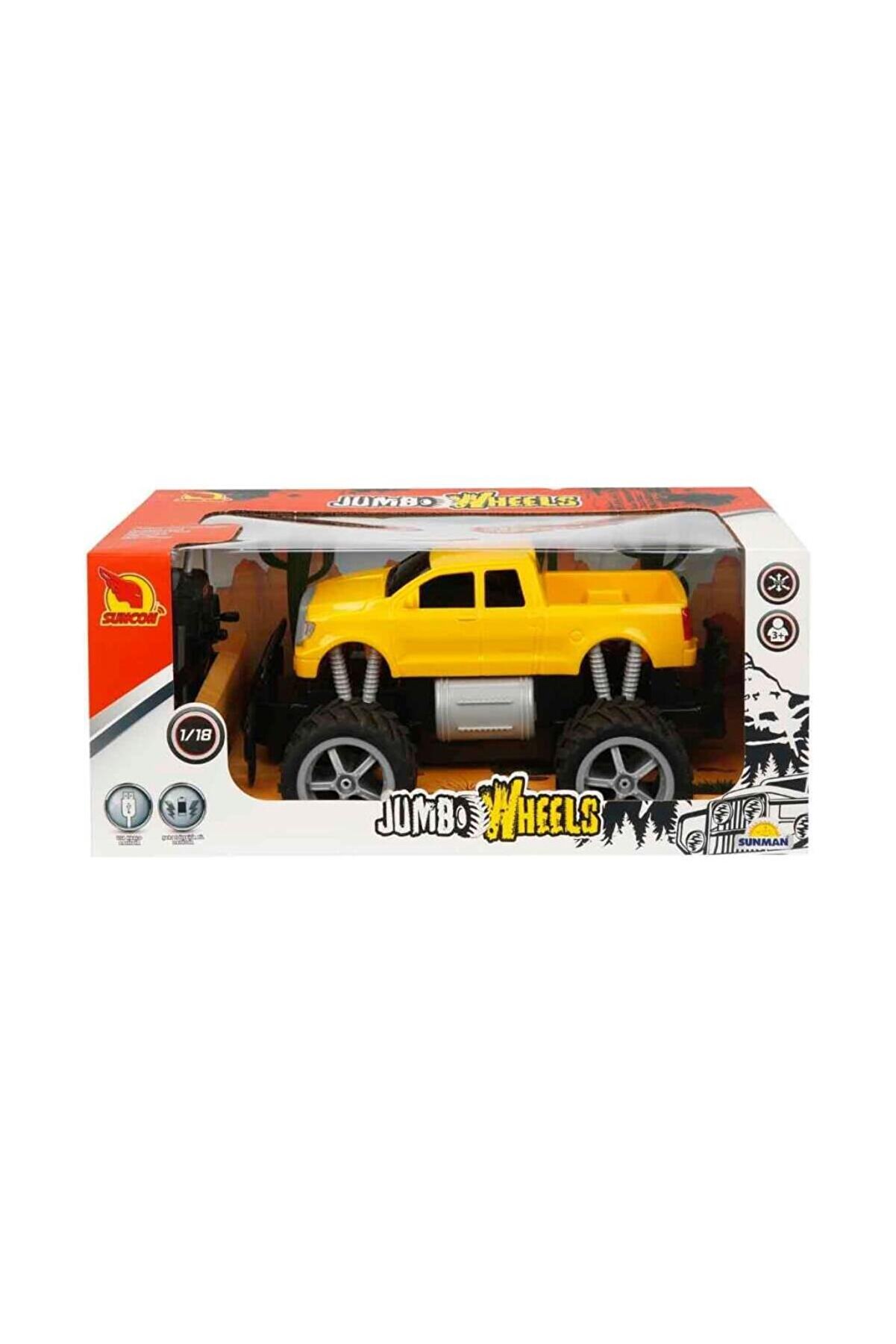 80012 118 Uzaktan Kumandalı Jumbo Wheels Usb Şarjlı Araba