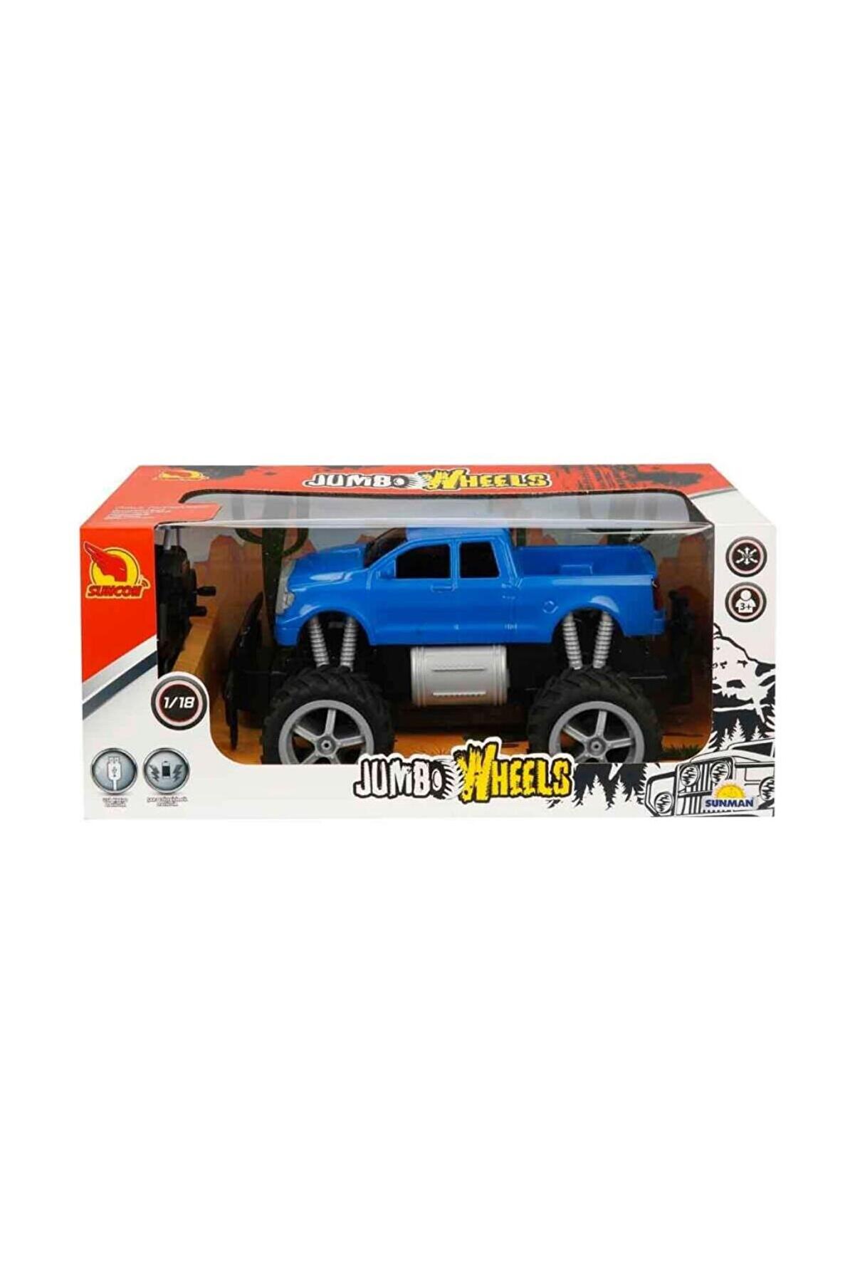 80012 118 Uzaktan Kumandalı Jumbo Wheels Usb Şarjlı Araba
