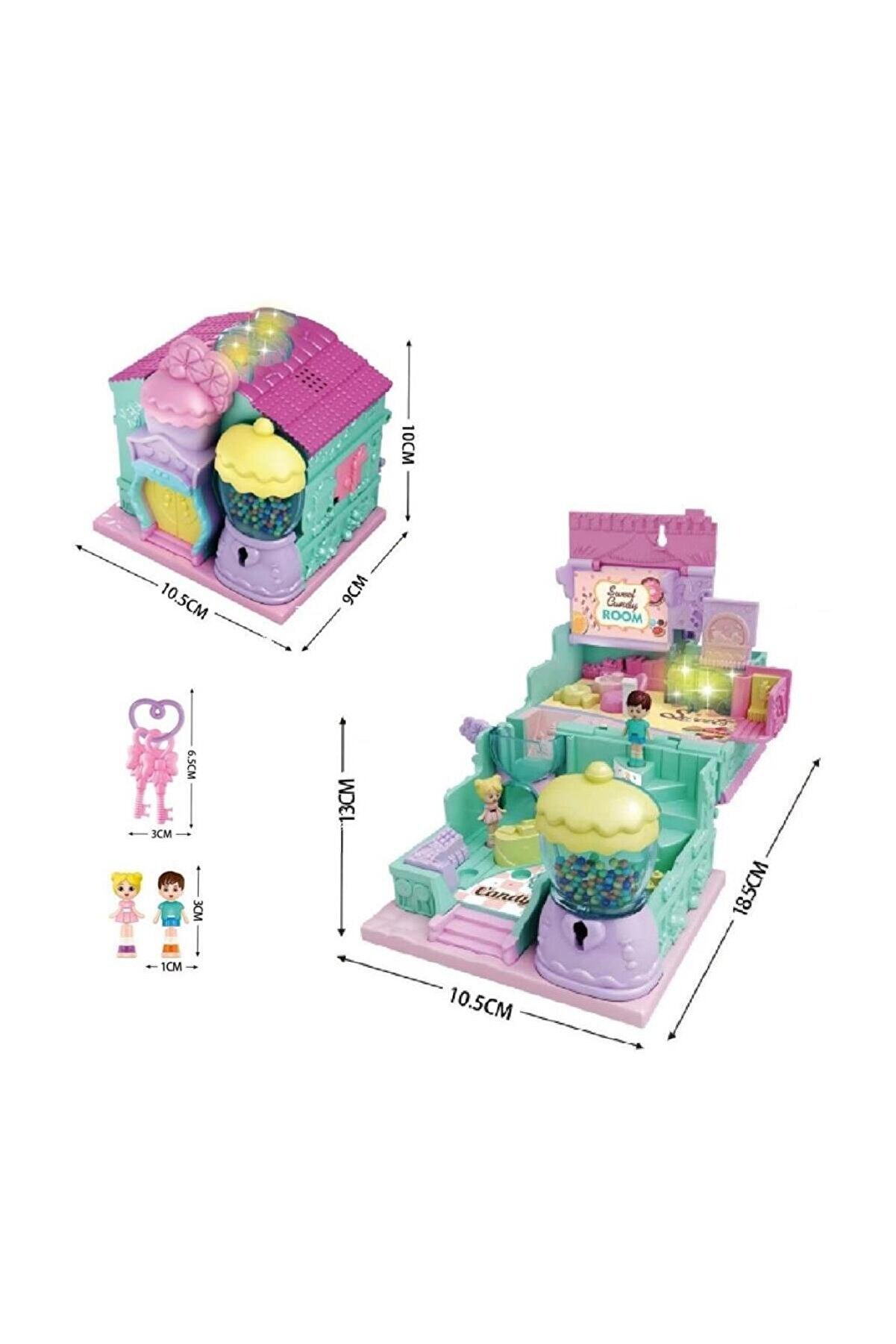 Qf29101112131415 Işıklı Müzi̇kli̇ Aksesuarlı Ev Seri̇si̇ Açılıpkatlanır