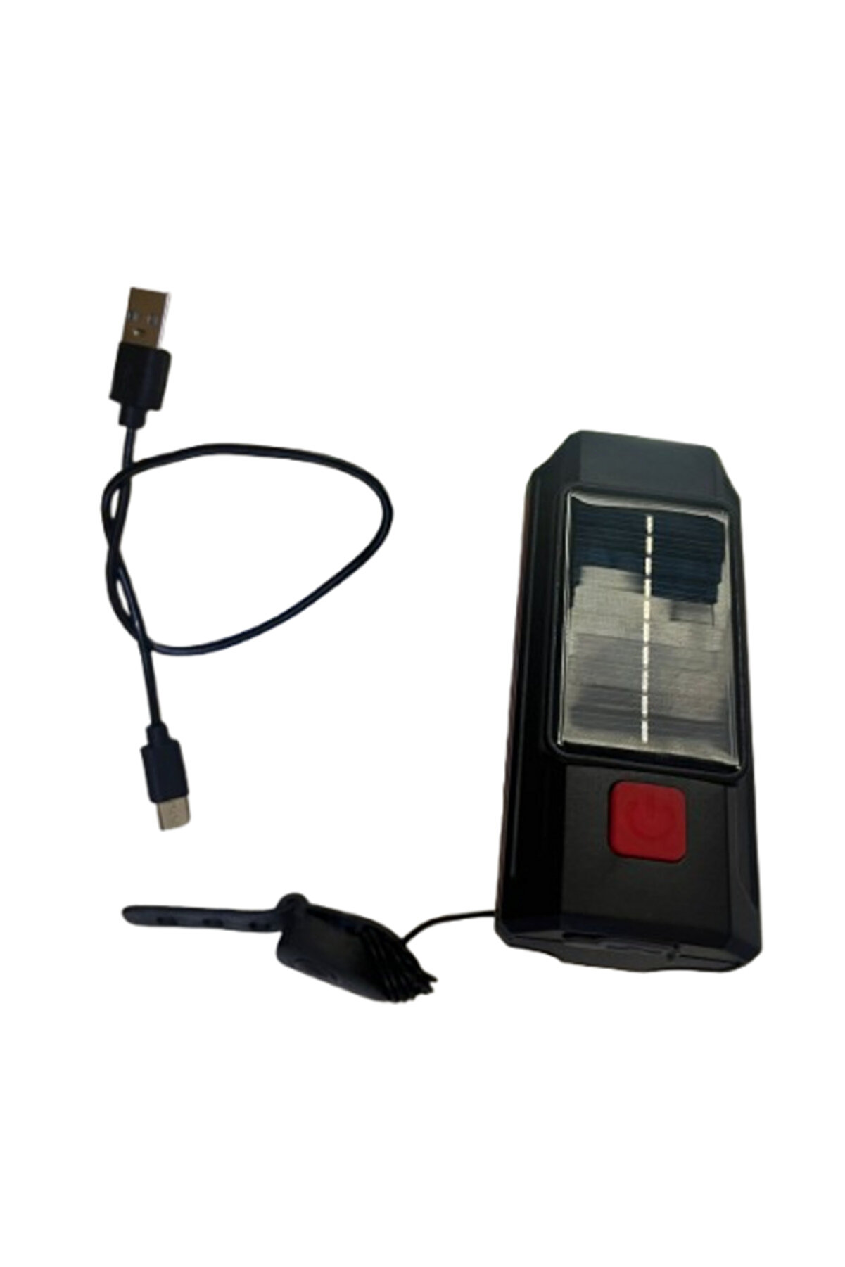 Alkan Mb G&uuml;neş Enerji̇li̇ Kornalı Bi̇si̇klet Feneri̇ &ndash; Led Işıldak