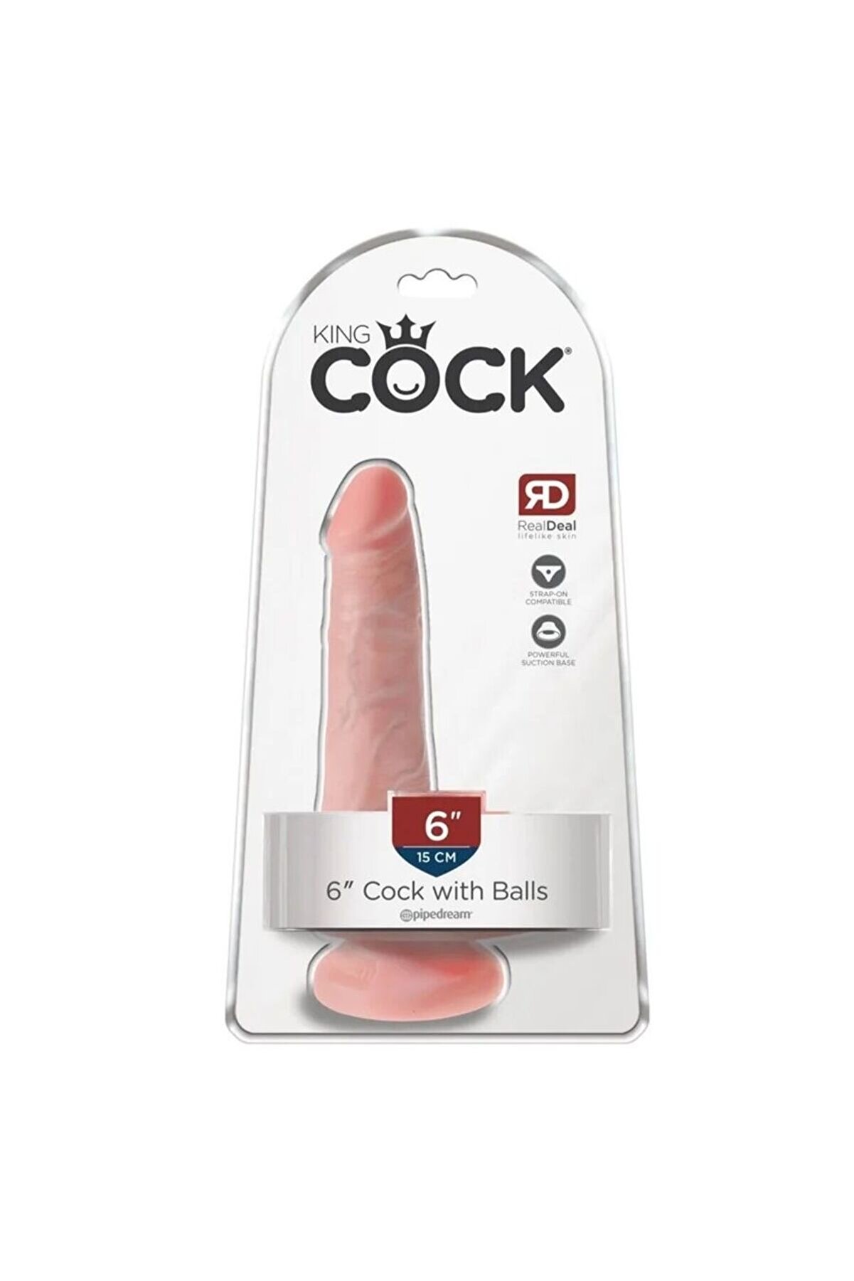 Pi̇pedream Ki̇ng Cock 6   Ti̇treşi̇msi̇z Ameri̇kan Reali̇sti̇k Peni̇s