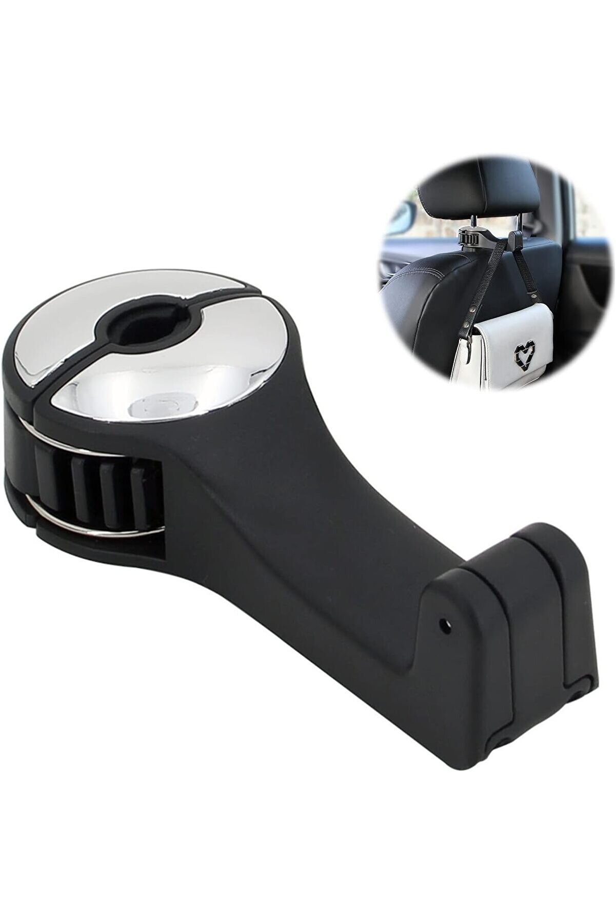 STOREMAX Araba baş desteği kancası, araç koltuk başlığı kancası, araç koltuğu kancası, cep telefonu tutuculu