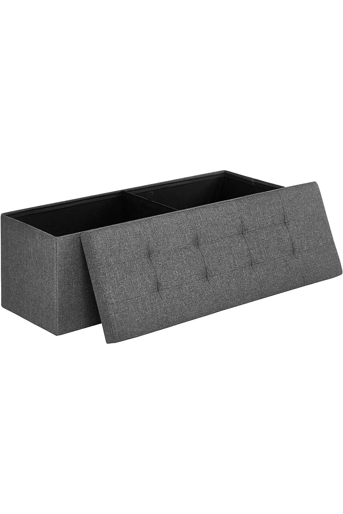 STOREMAX Tabure, Saklama Alanı, Sandık, Saklama Kutusu, Katlanabilir, Maks. Statik Yük 300 Kg, Bölücü, 120 Li