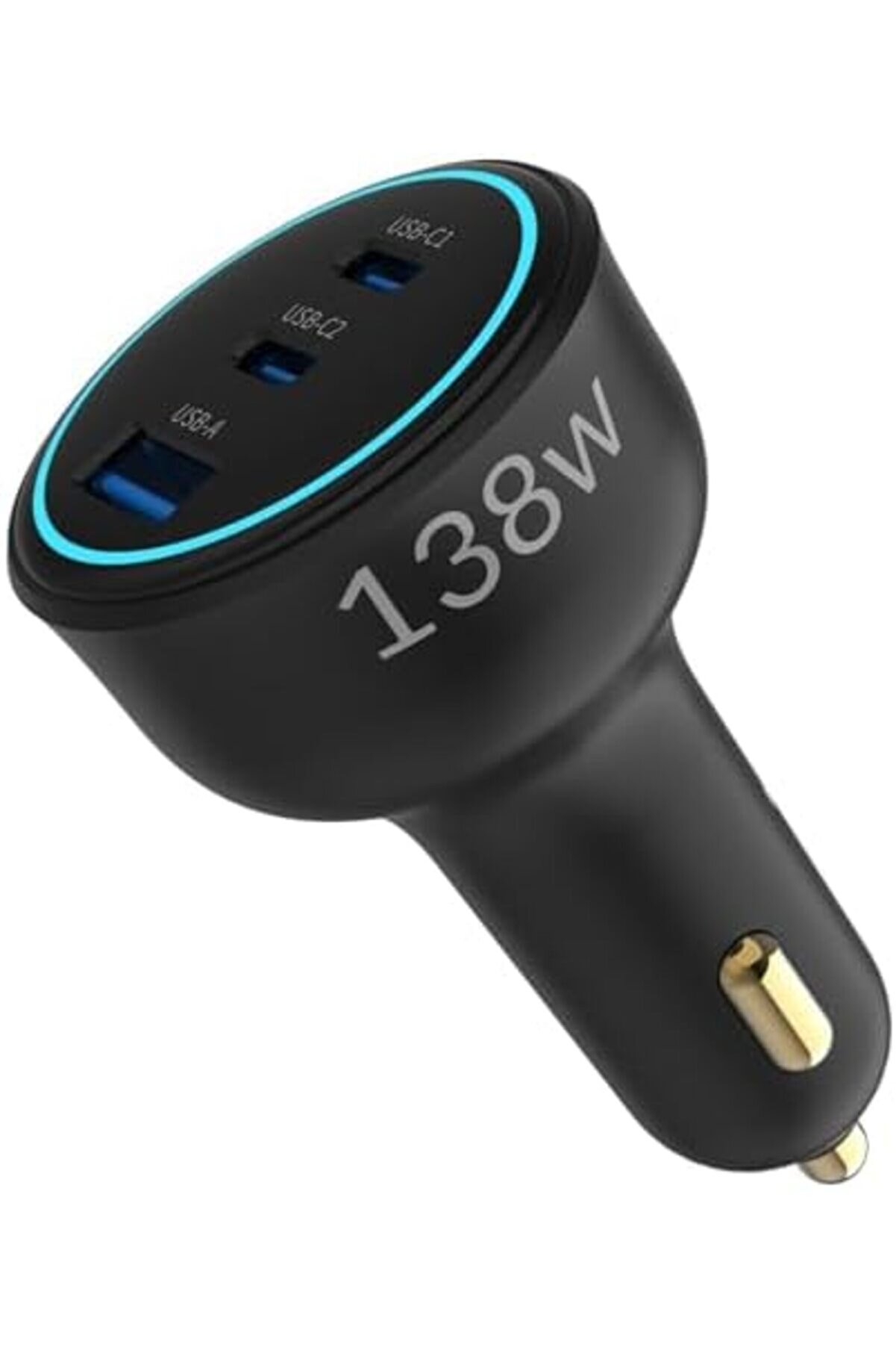 138W 3 Portlu Type-C + Usb-A Araç Şarj Aleti̇ Pd 3.0 & Qc 4.0 Hızlı Araç İçi̇ Şarj Ci̇hazı 1014773