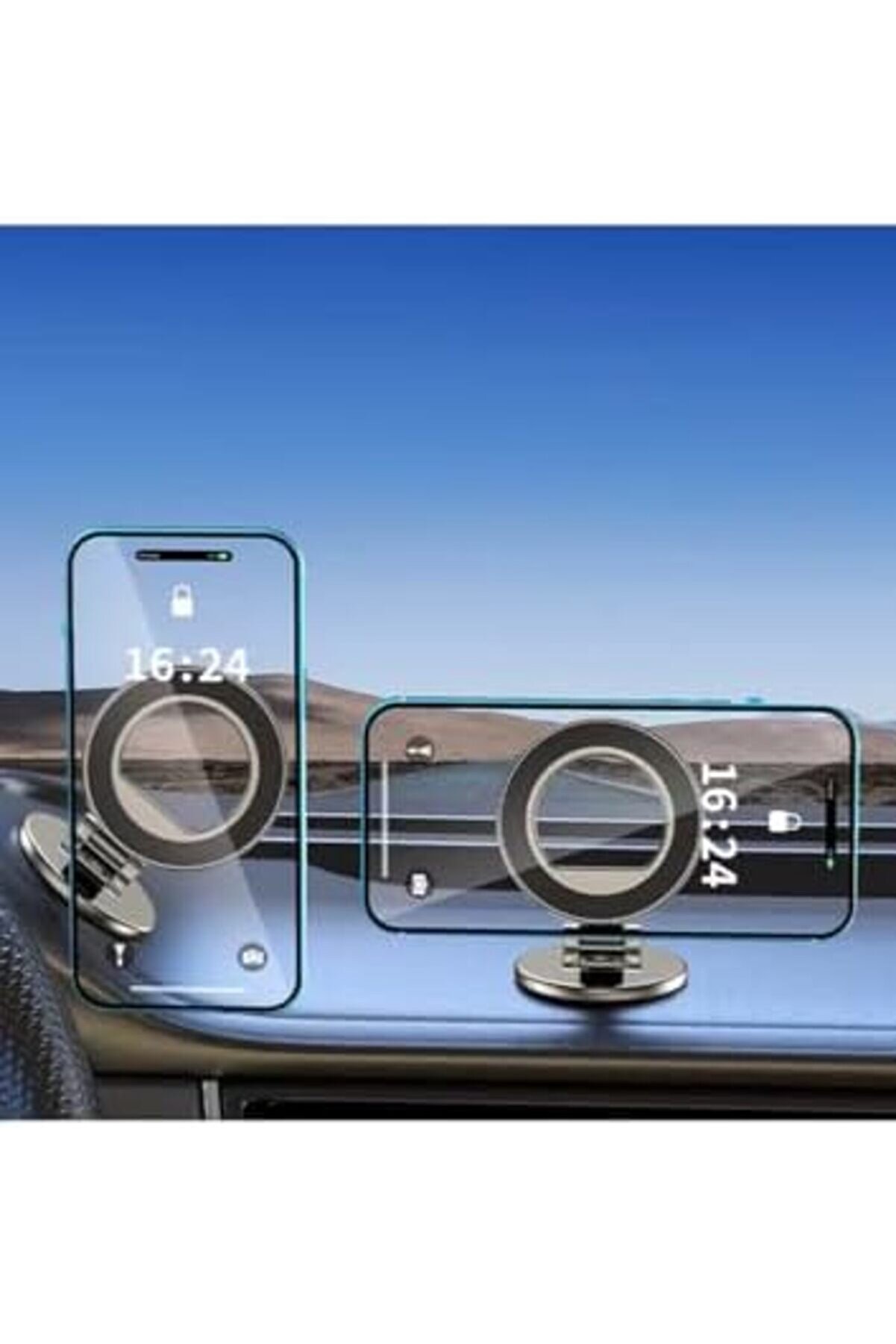 360° Dönebi̇len Ultra Süper Manyeti̇k Araç Içi̇ Telefon Tutucu 1014773