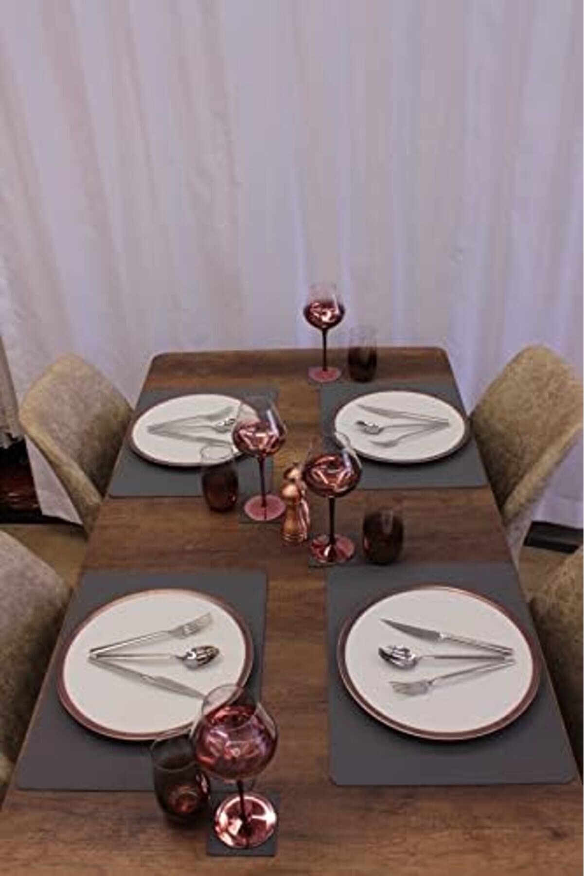 D&uuml;z Nopeli̇ Deri̇ Servi̇s 2 Adet 35X45 Cm 1014773