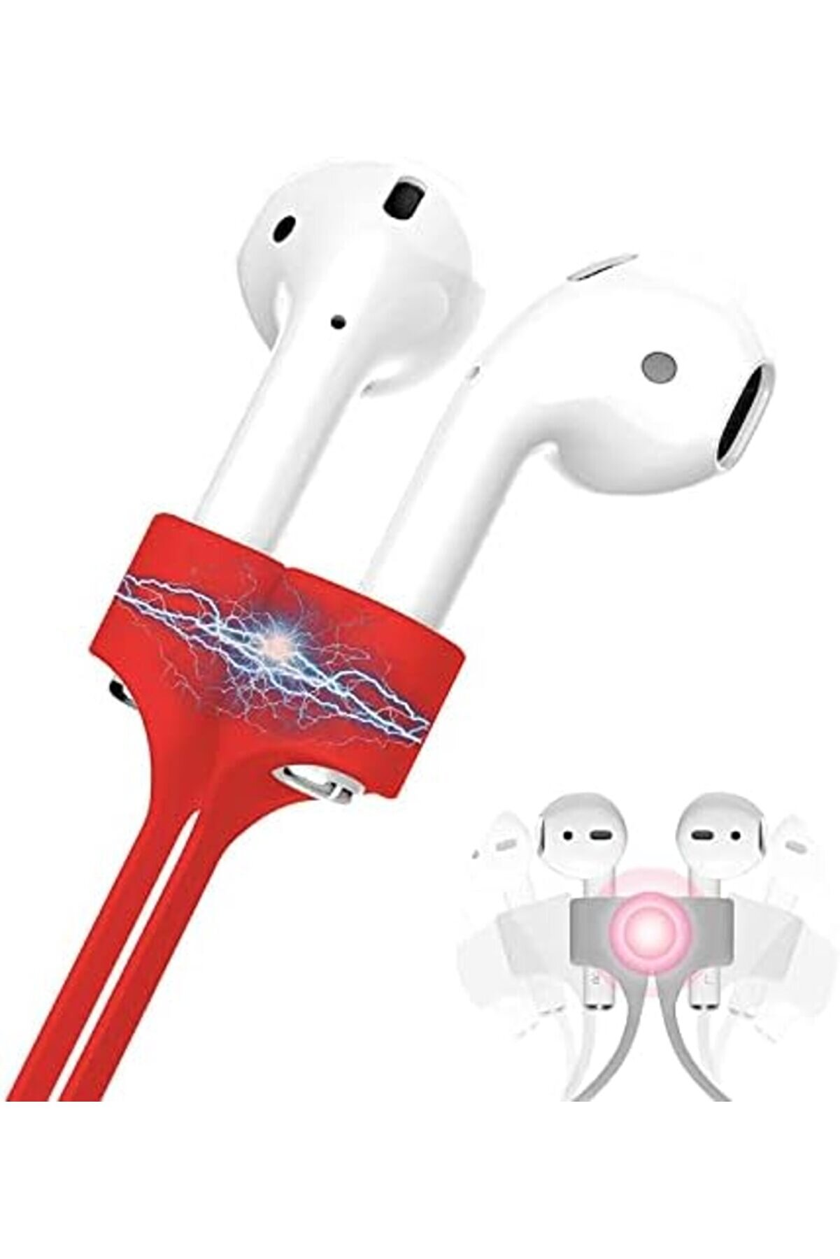 Boyun Askı İpi̇ Tutucu Si̇li̇kon İp Basi̇c Kırmızı 1 2 3 Pro İle Uyumlu Ürün 1014773