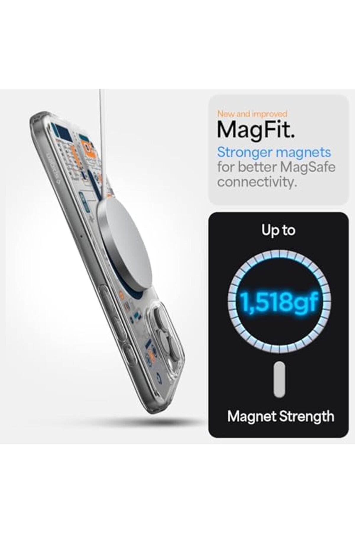 16 Pro İnce Kılıf Ultra Sararma Karşıtı Duraclear™ Hava Kanalı Teknoloji̇si̇™ Askeri̇ Sınıf Koruma Magf