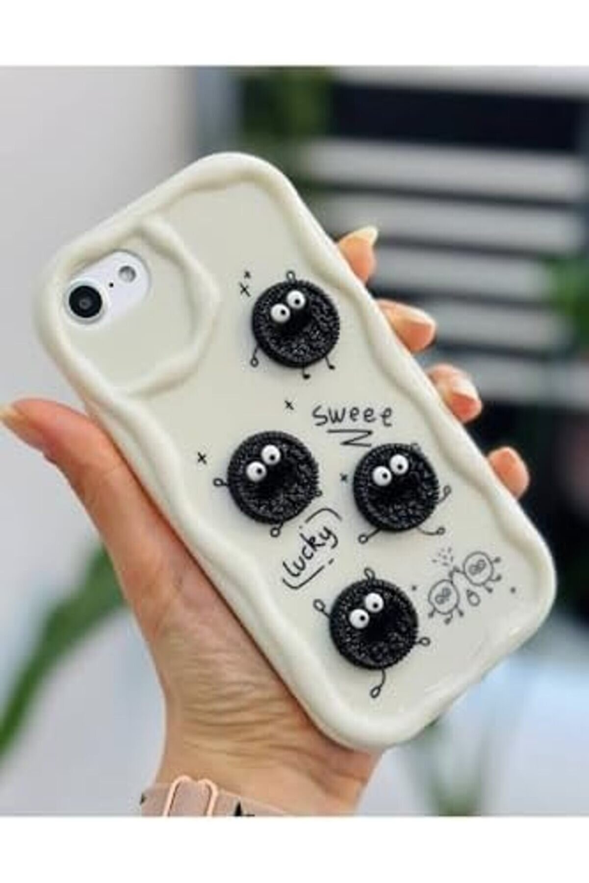 Aksesuar Iphone 7-8 - Se 2020 -Se 2022 İle Uyumlu3D Oyuncak Tasarımlı Esnek Si̇li̇kon Kılıf 1175713