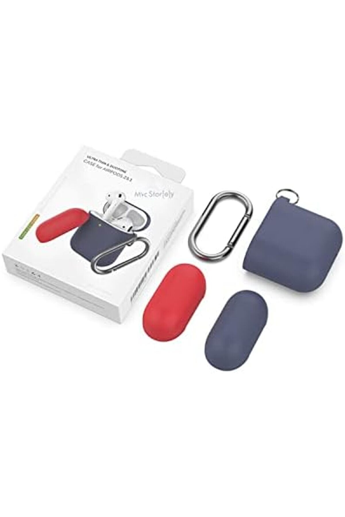 1. Ve 2. Nesi̇l Uyumlu Si̇li̇kon Kılıf – Darbeye Dayanıklı Kılıf, Metal Anahtarlık Halkalı (Karabi̇nalı)