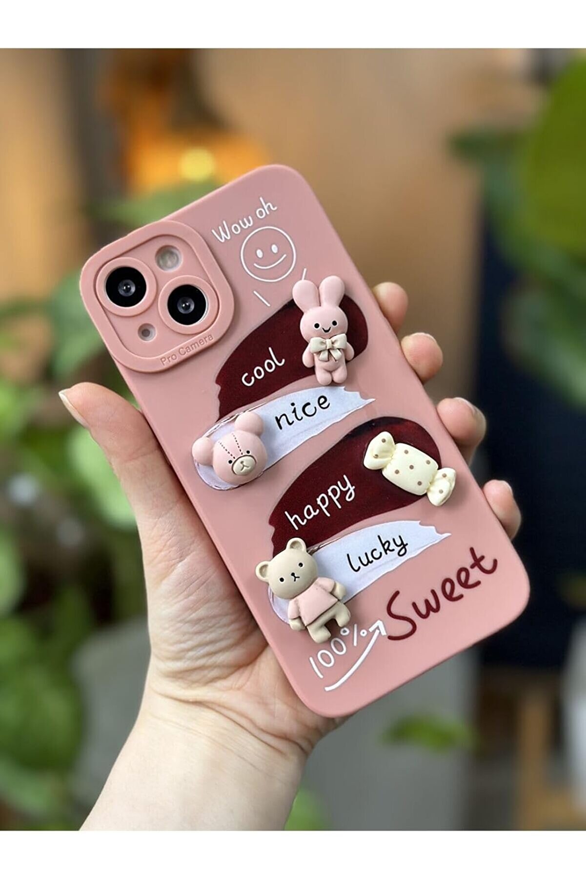 STOREMAX Aksesuar 13 Ve 14 ile Uyumlu Ayıcık Tasarımlı Şeker Kılıf 1014773