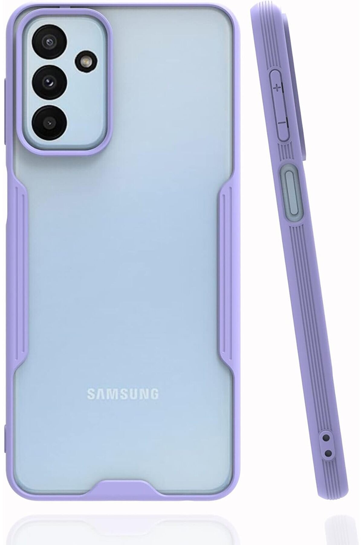 STOREMAX A04S Kılıf Kamera Korumalı Arkası Mat Platin Silikon 1014773