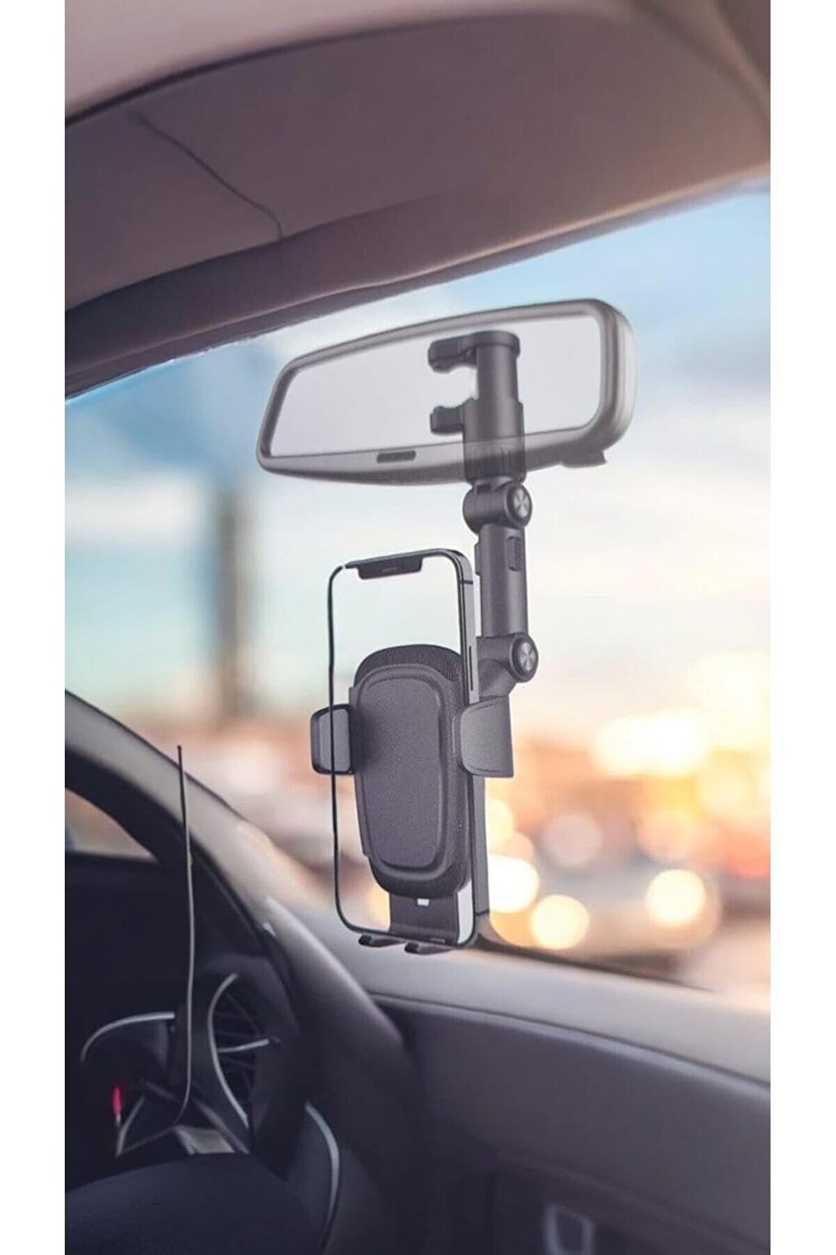 STOREMAX Dikiz Aynası Araç Cep Telefonu Tutucu, 360 derece dönebilen dikiz aynası cep telefonu tutucu, araba,