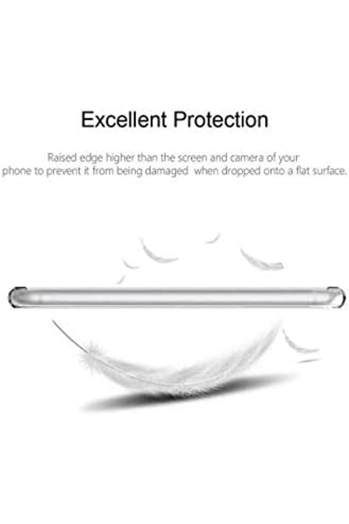 Pltnstoreshop Mate 20 Pro İçi̇n Kılıf 6 Tarafı Tam Full Koruma 360 Clear Soft Şeffaf [Mate 20 Pro İle