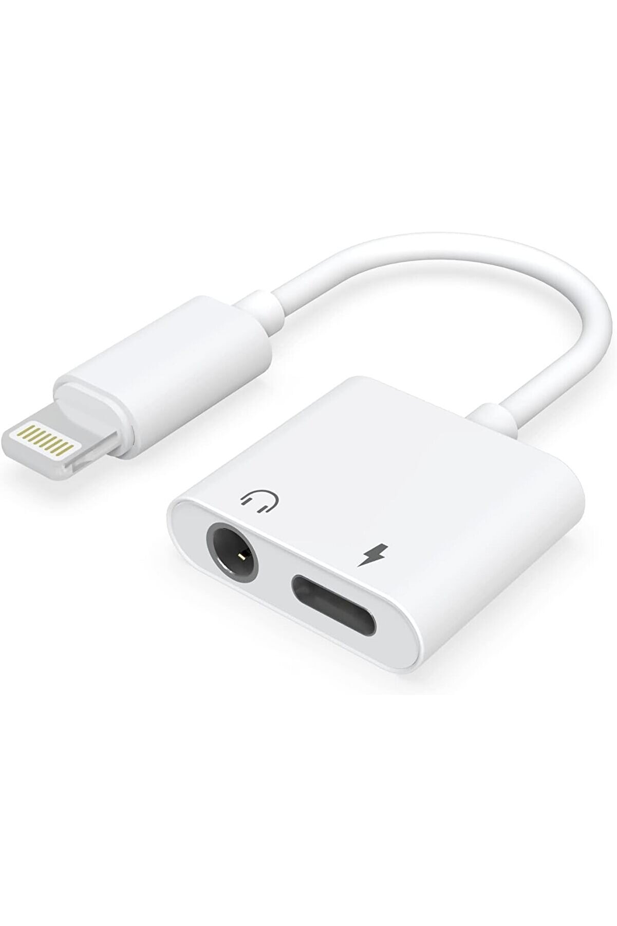 İle Uyumlu Kulaklık 2 Si̇ 1 Arada 3,5 Mm Kulaklık Bağlantısı Şarj Kablosu D&ouml;n&uuml;şt&uuml;r&uuml;c&uuml; Ci̇hazı Hem Şarj