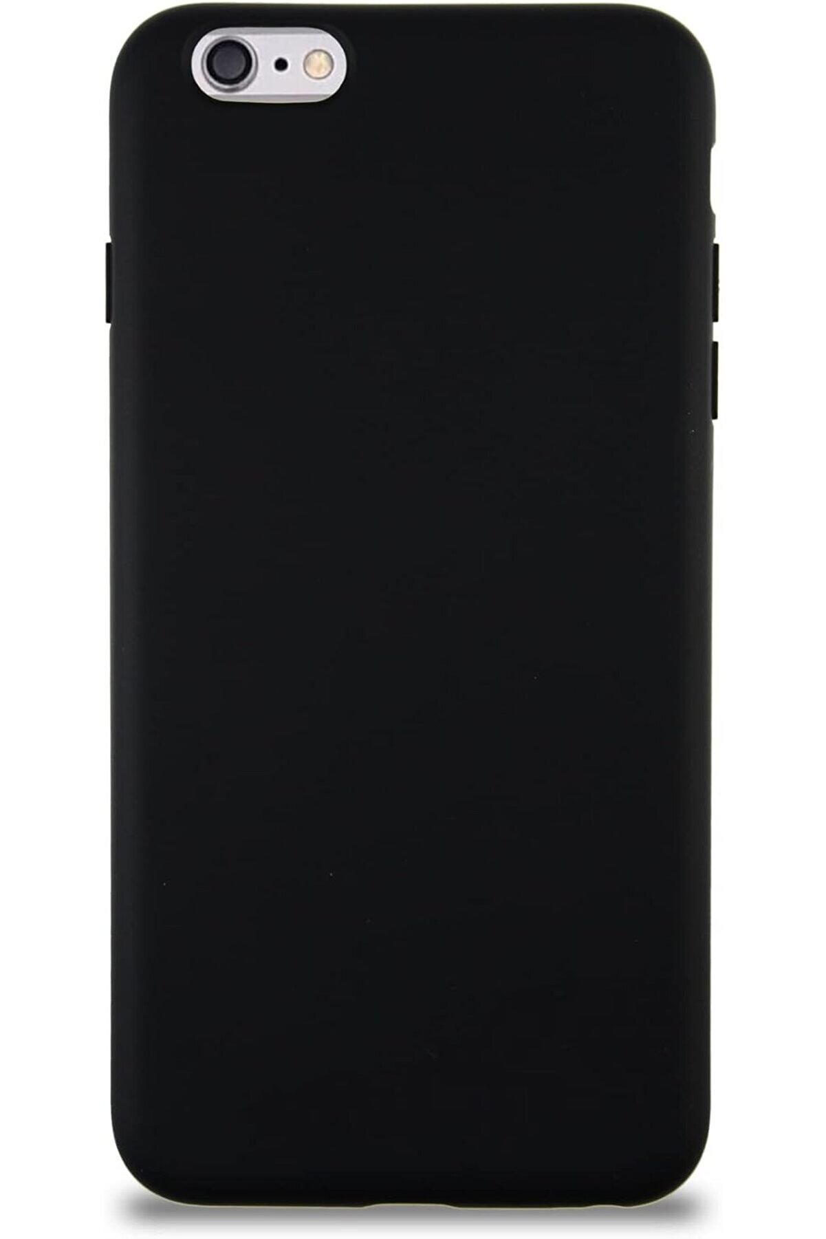 STOREMAX İletişim 6S ile Uyumlu Kapak ile Uyumlu İ&ccedil;i Kadife Lansman Silikon Kılıf - Siyah 1014773