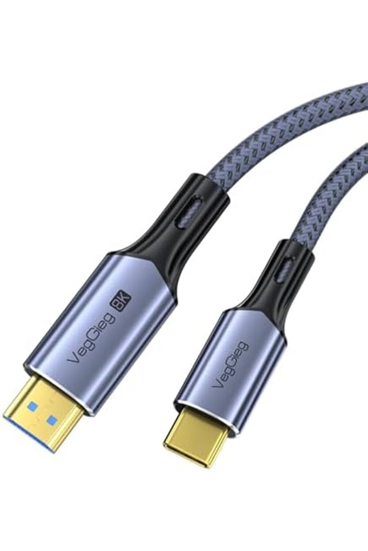 Type-C To Hdmı Kablo 8K 60Hz 4K 240Hz Hdr 3D 48Gbps Örgülü Usb-C To Hdmı Kablo 2 Metre 1014773