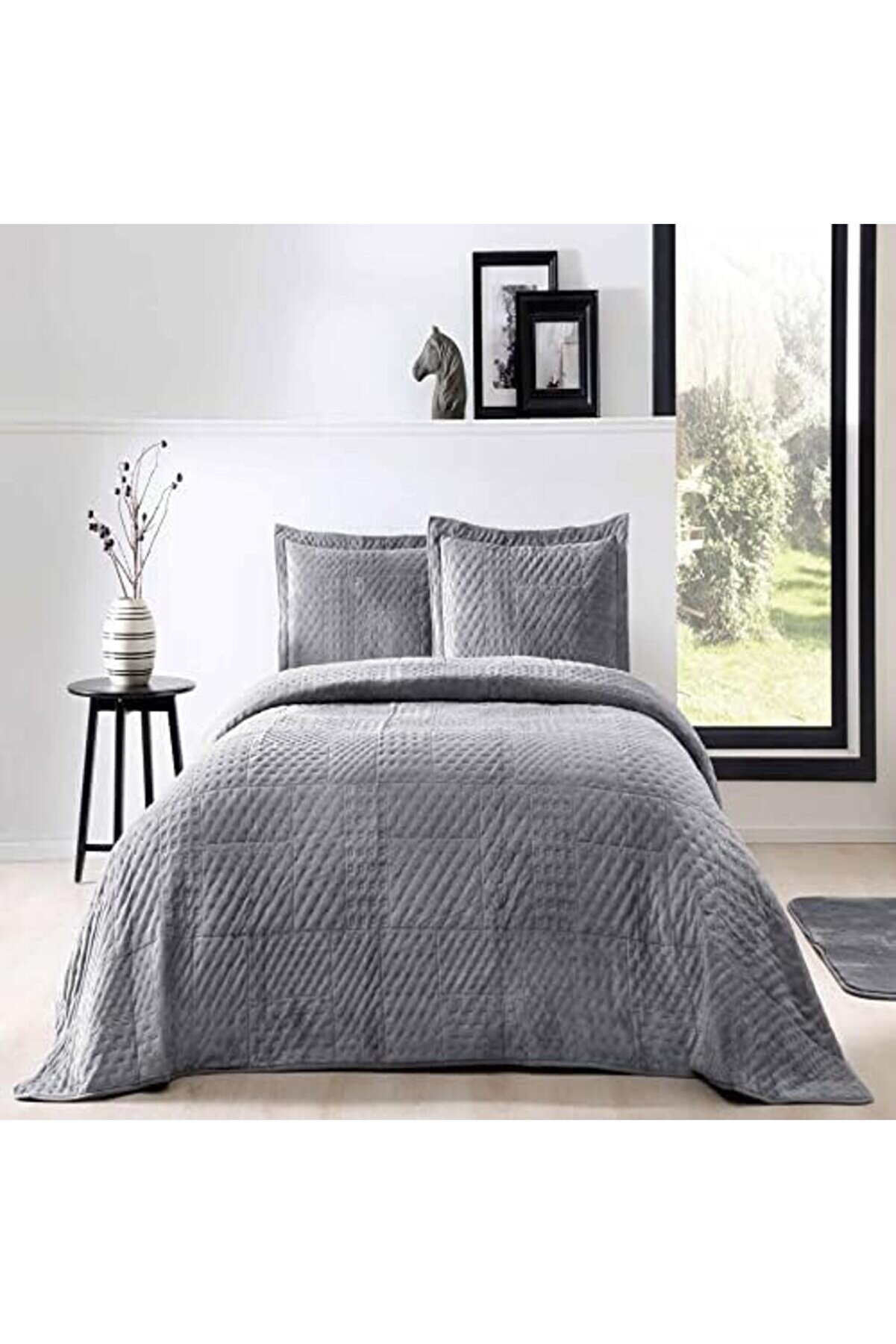 Alvi̇n Düz%100 Yatak Örtüsü Seti̇,, Çi̇ft Ki̇şi̇li̇k 1014773