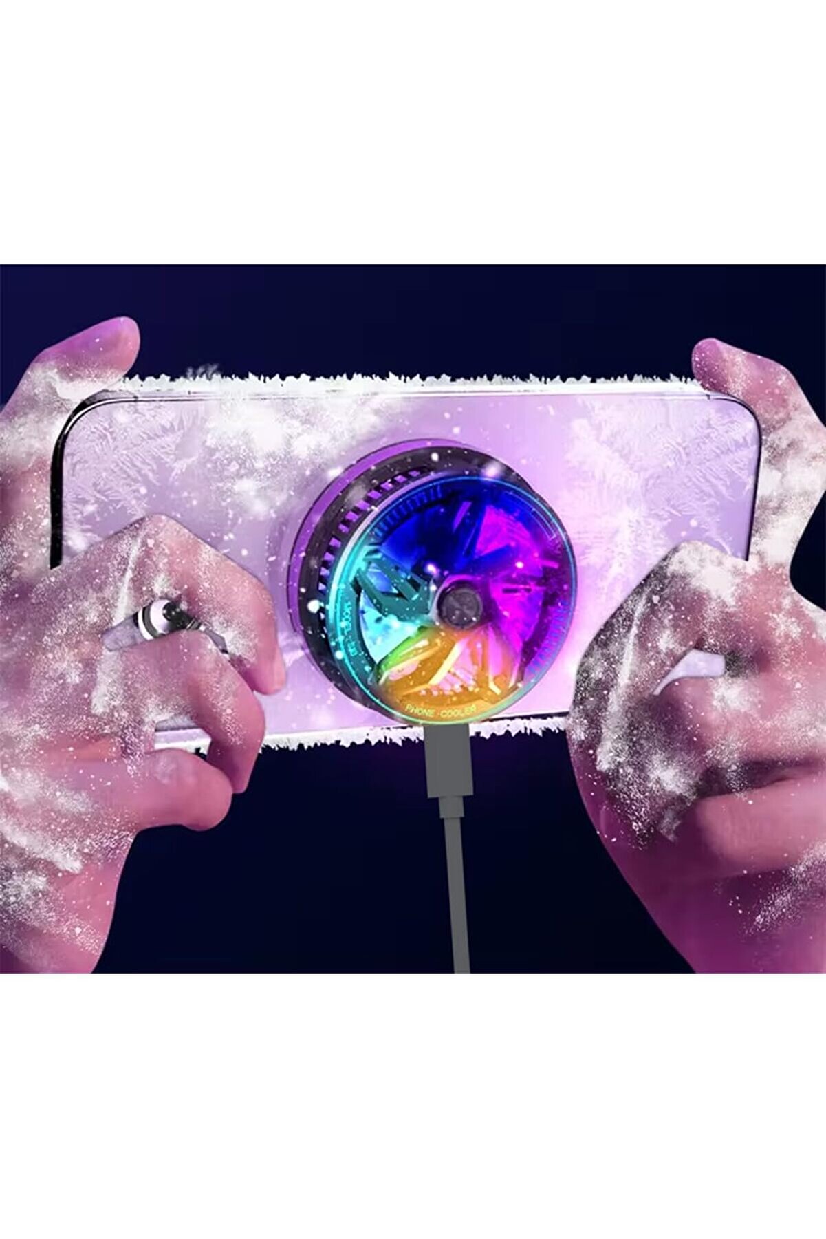 STOREMAX Profesyonel Kablolu Yarı iletken Şok Buzlama iPhone Uyumlu Soğutucu Fan Gamer Oyuncu Radyatör Şok So