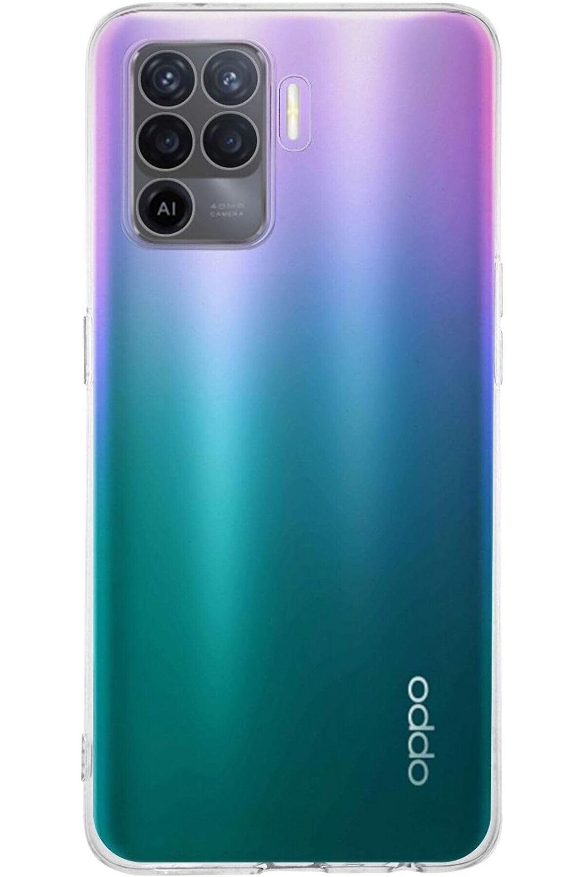 STOREMAX İletişim Reno 5 Lite Kapak 1mm S&uuml;per Silikon Şeffaf Kılıf 1014773