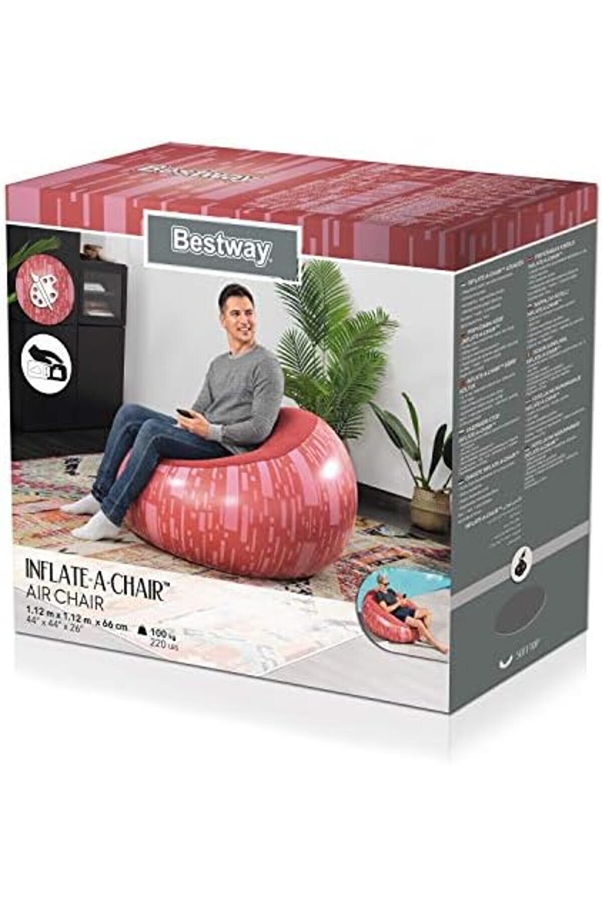 Şi̇şi̇ri̇lebi̇li̇r Hava 1.12M X 1.12M X 66Cm 1014773