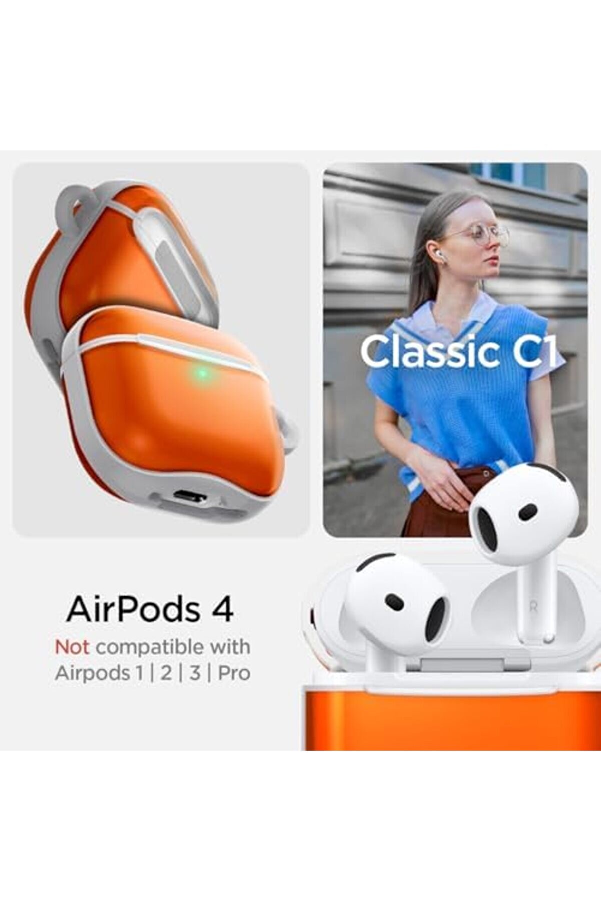 (4. Nesi̇l) Kılıf C1 Tangeri̇ne - Acs08