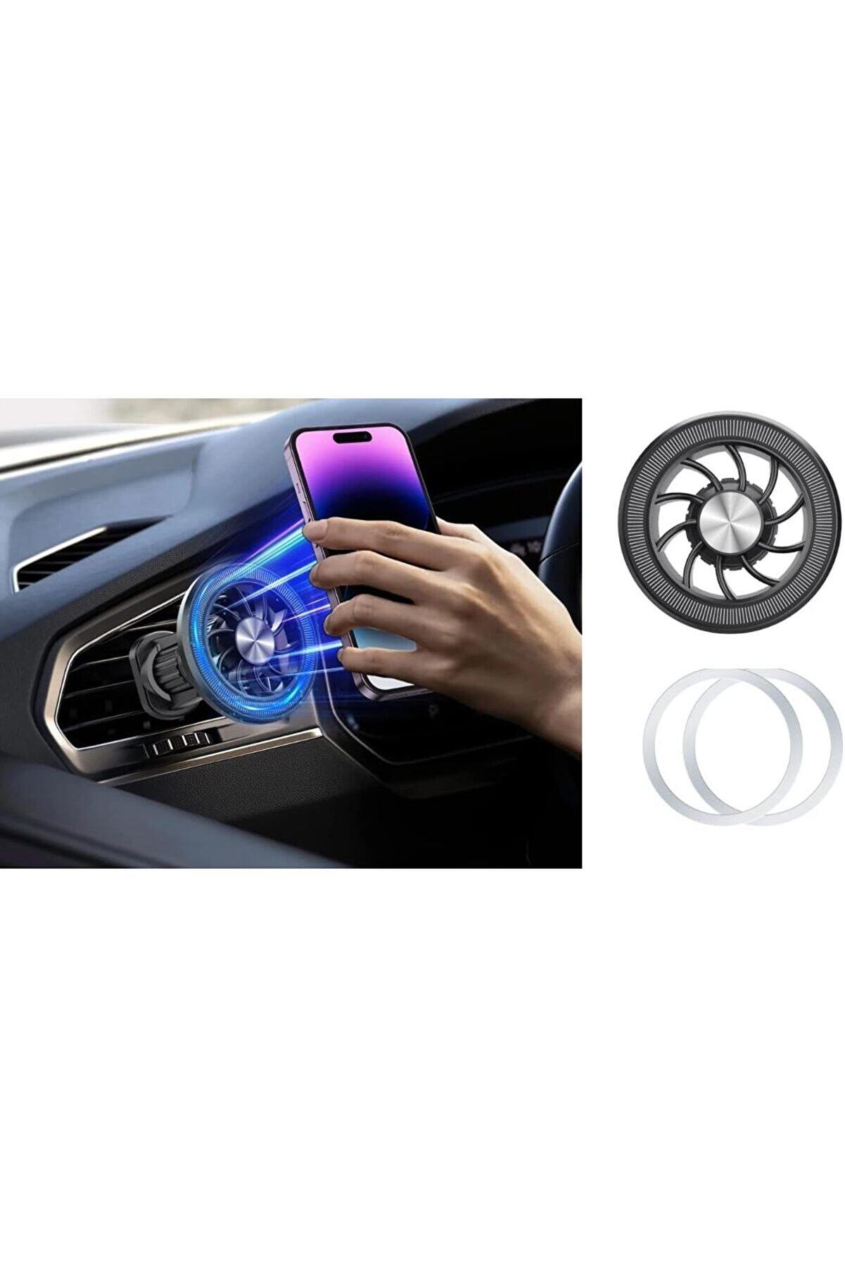 STOREMAX Havalandırmaya Takılan Güçlü Manyetik Telefon Tutucu ve Tüm Modellere Uygun Araç İçi Telefon tutucu