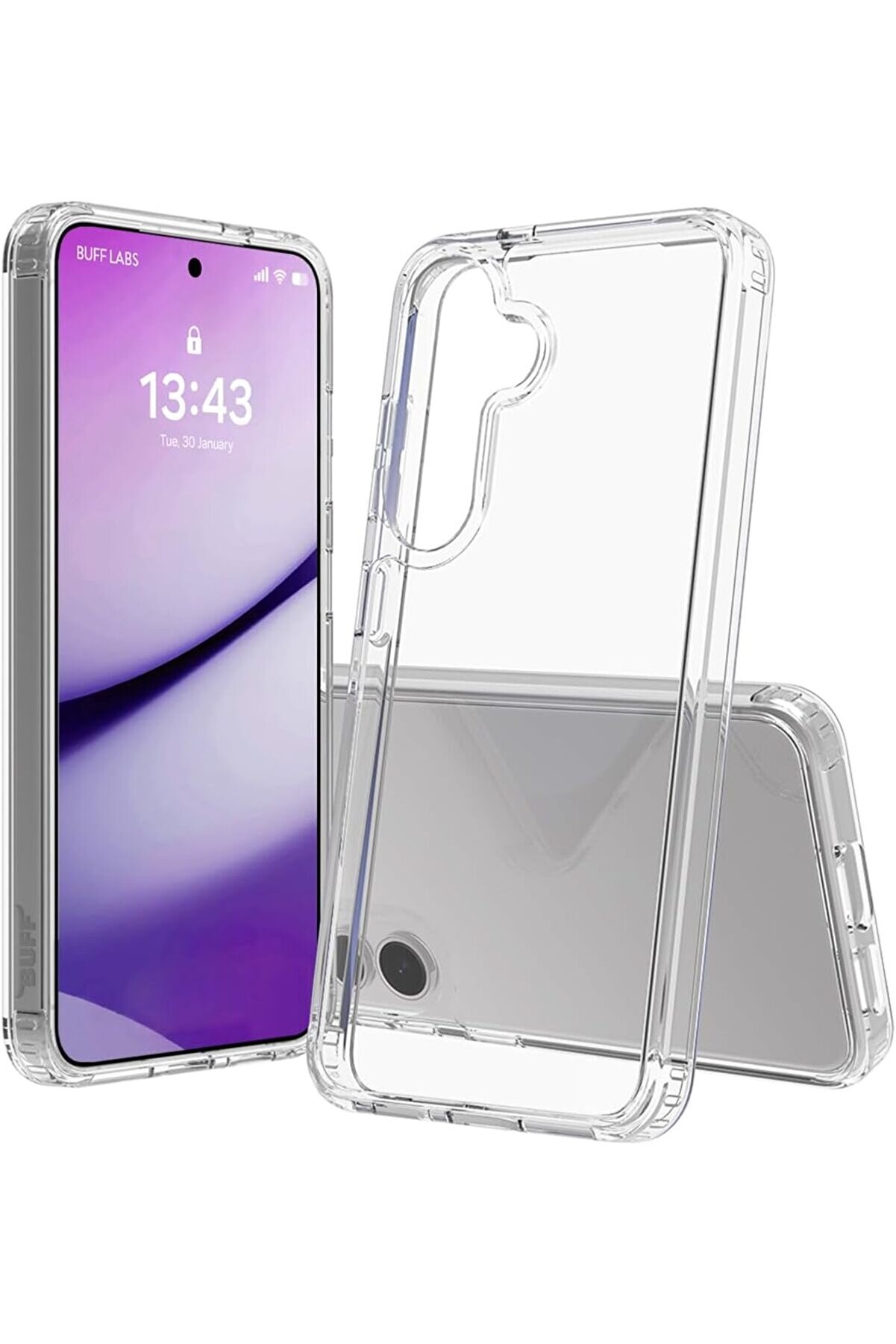 STOREMAX S25 Serisi ile Uyumlu Air Darbe Emici TPU + PC Şeffaf Kılıf ( S25 / S24 ) 1014773