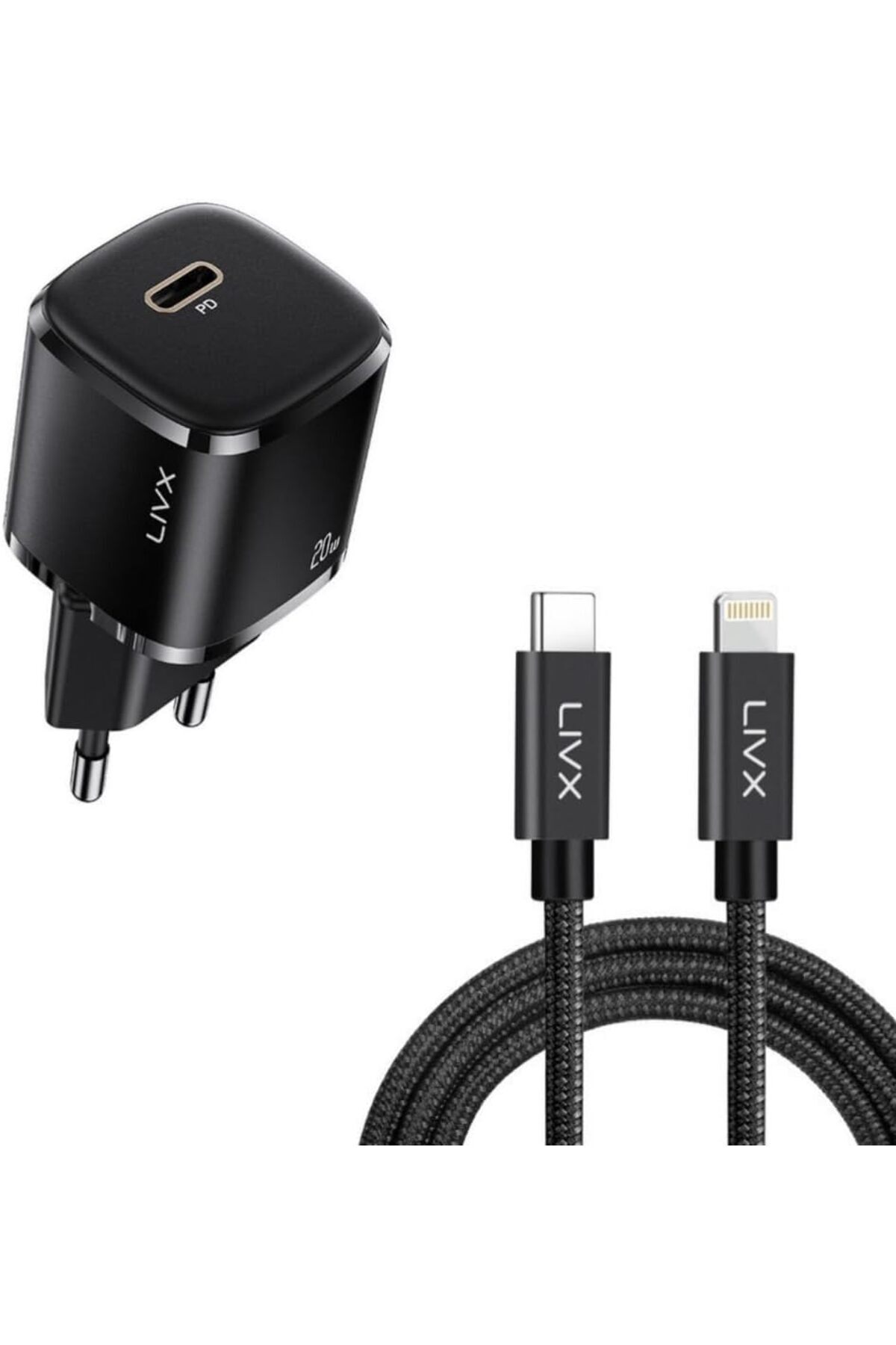 20W Usb-C Mi̇ni̇ Pd Hızlı Şarj Ci̇hazı G&uuml;&ccedil; Ve 1 Metre Şarj Kablosu L23 - Blt-00 1014773