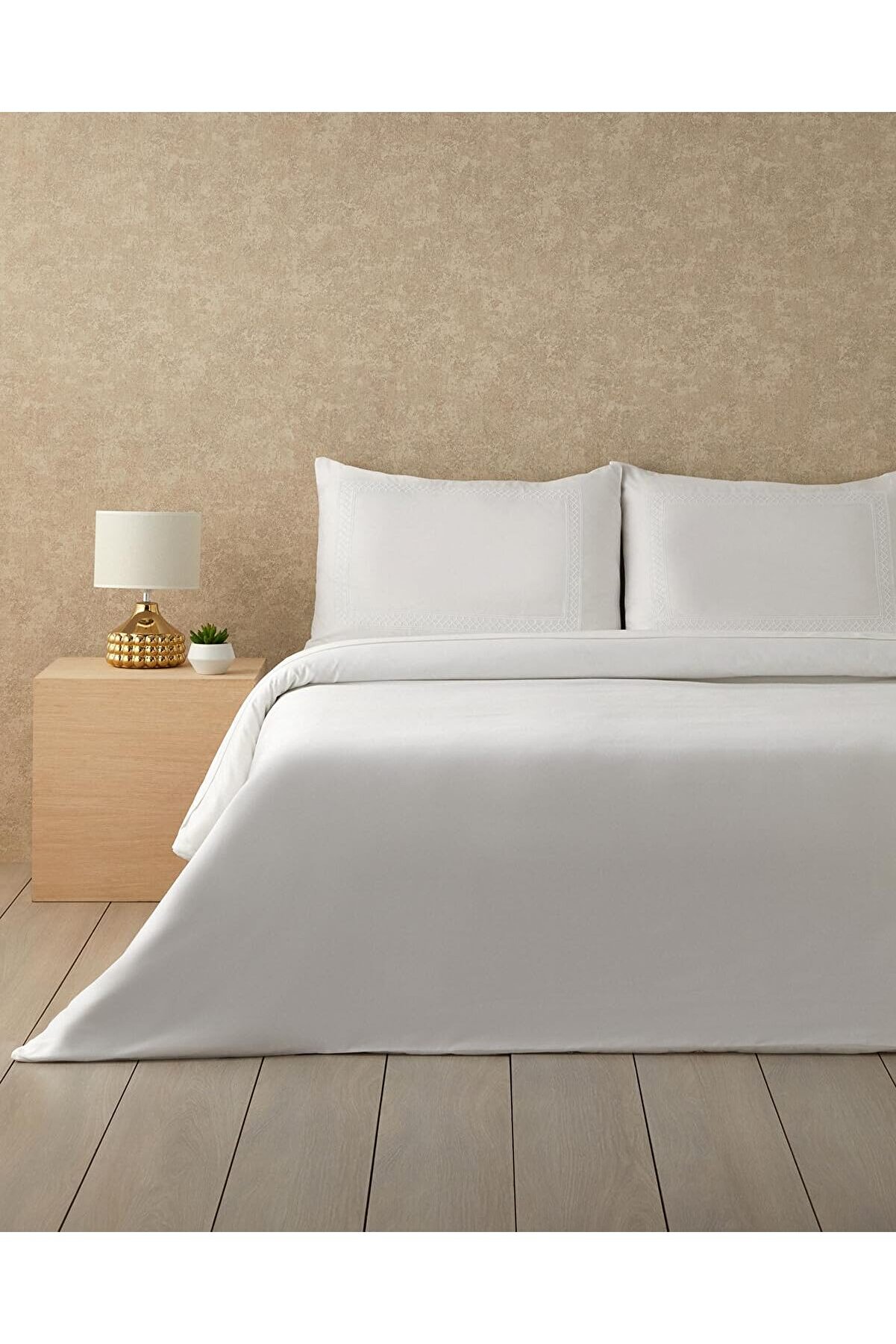 STOREMAX Modello WHT Nevresim Takımı, Beyaz, 200x220cm 1014773
