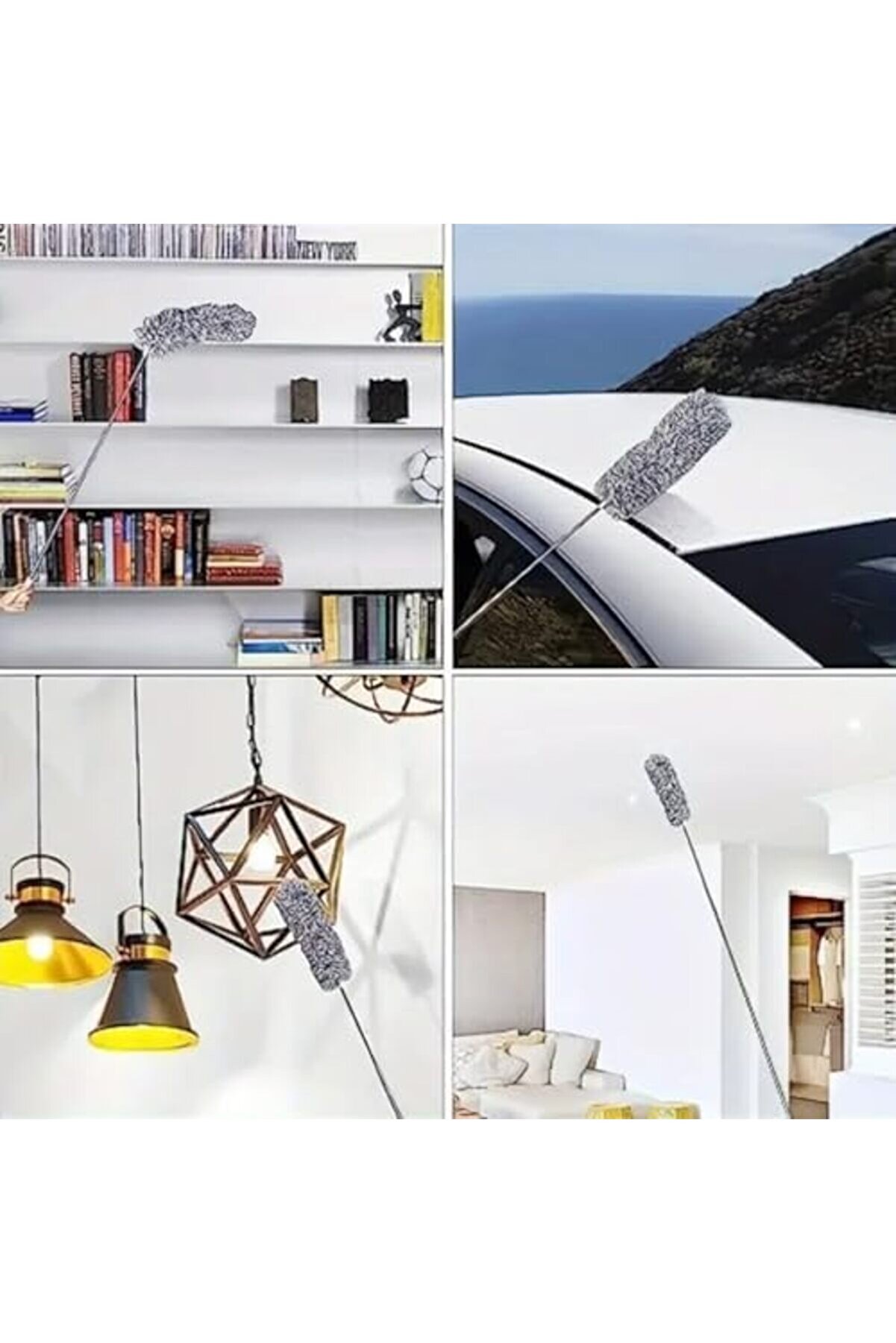 Bükülebi̇li̇r Köşe Bucak Toz Alma Püskülü Dev Boy 280 Cm Fırça 1014773