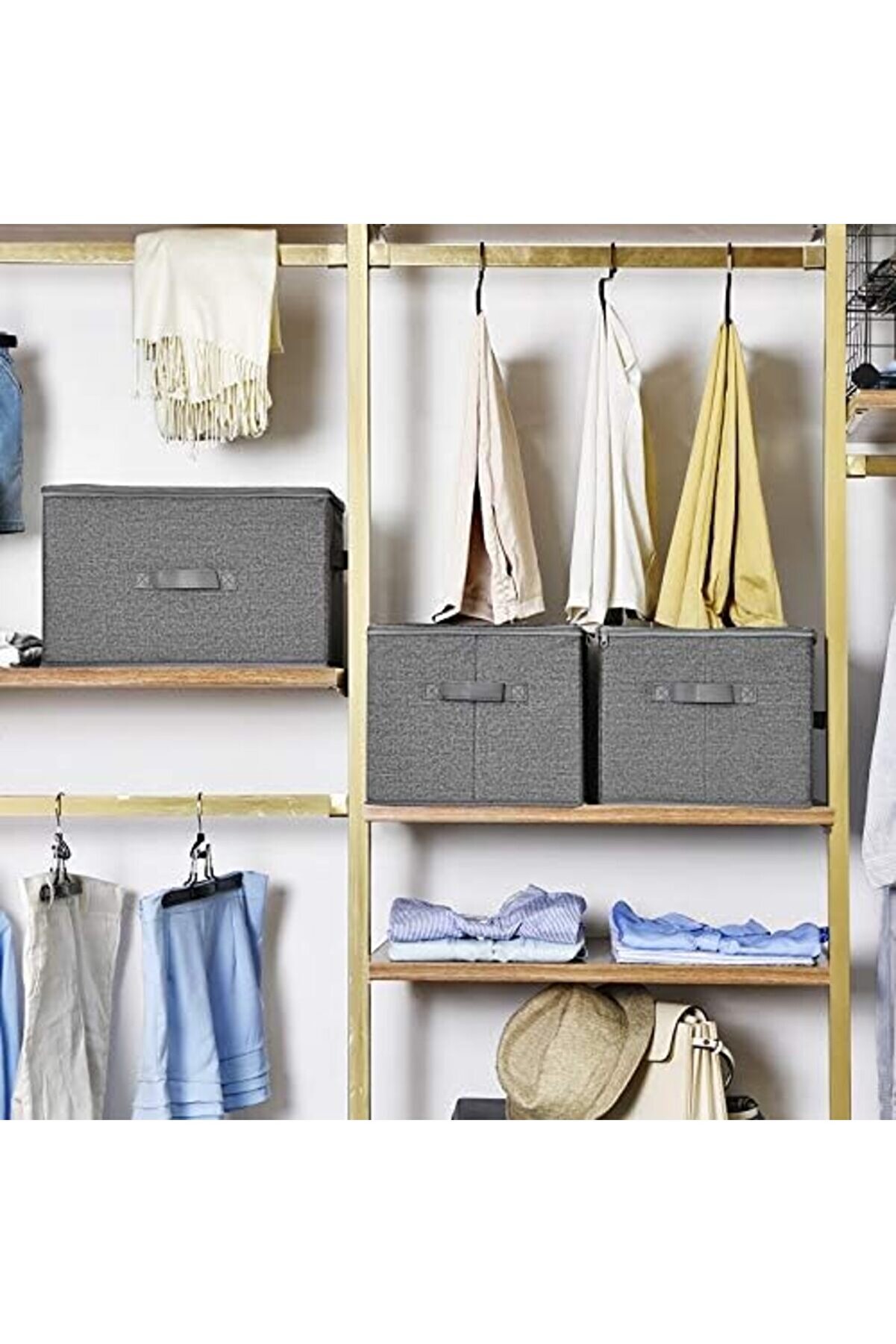 Kapaklı Saklama Kutuları, 3 L&uuml; Set Ryzb03G 1014773