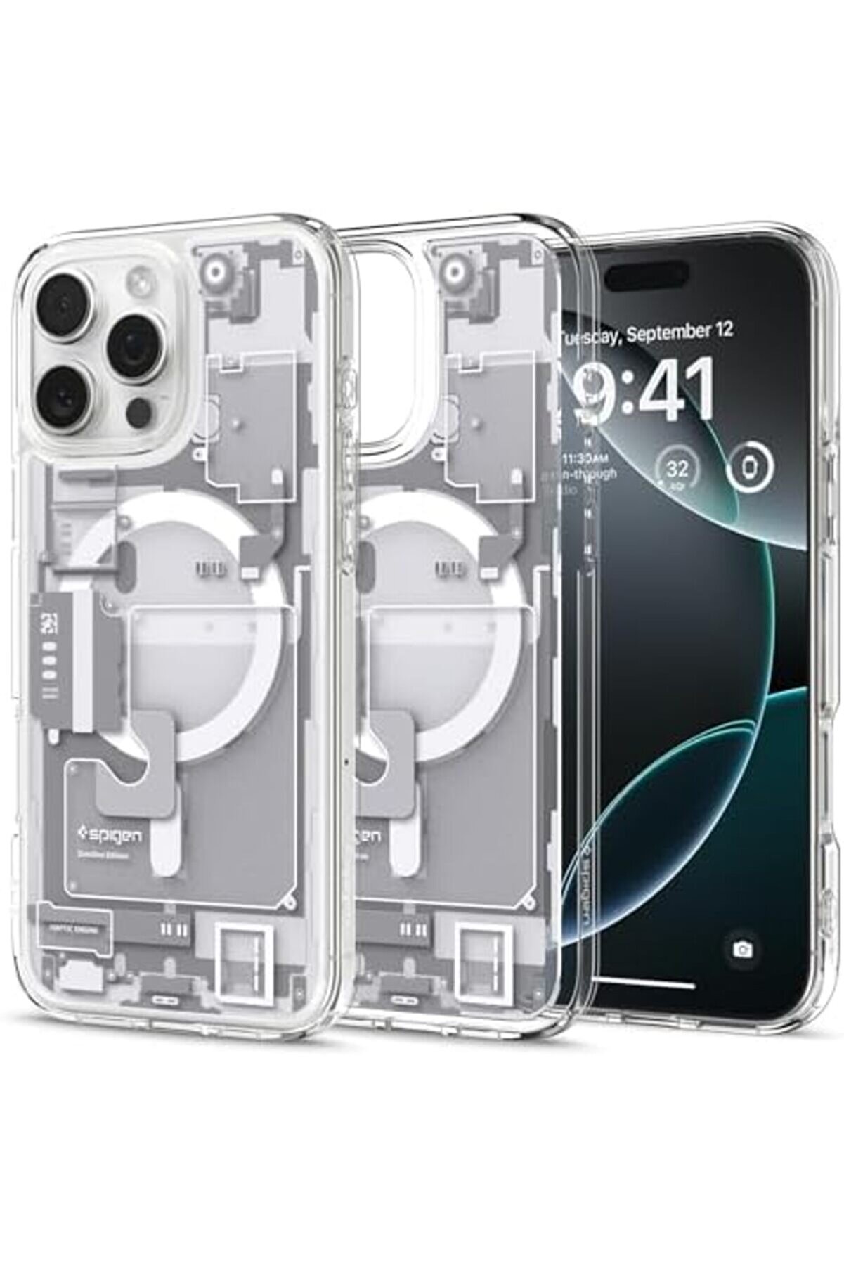 16 Pro Max İnce Kılıf Ultra Sararma Karşıtı Duraclear&trade; Hava Kanalı Teknoloji̇si̇&trade; Askeri̇ Sınıf Koruma