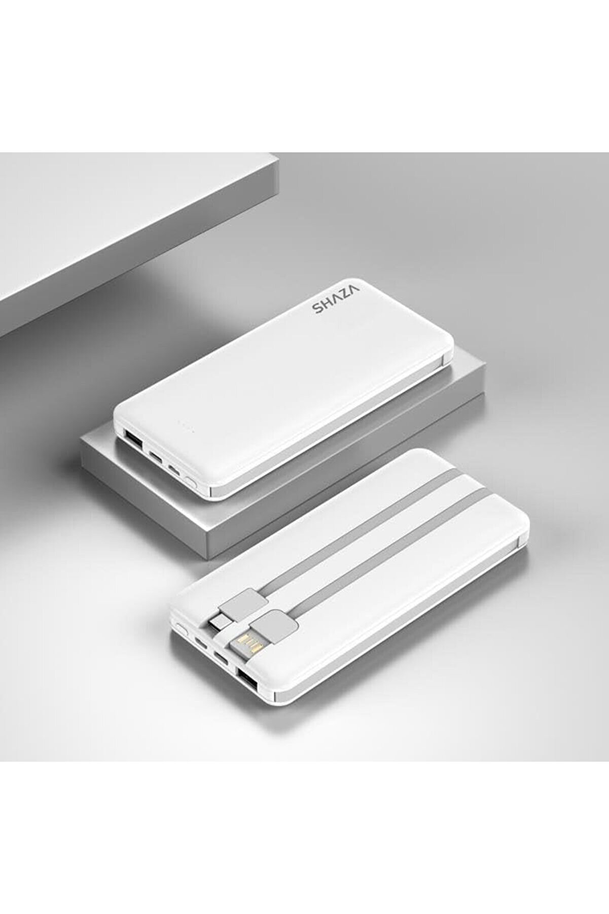 10.000 Mah 4İn1 Smart Chi̇p Powerbank Beyaz 1014773