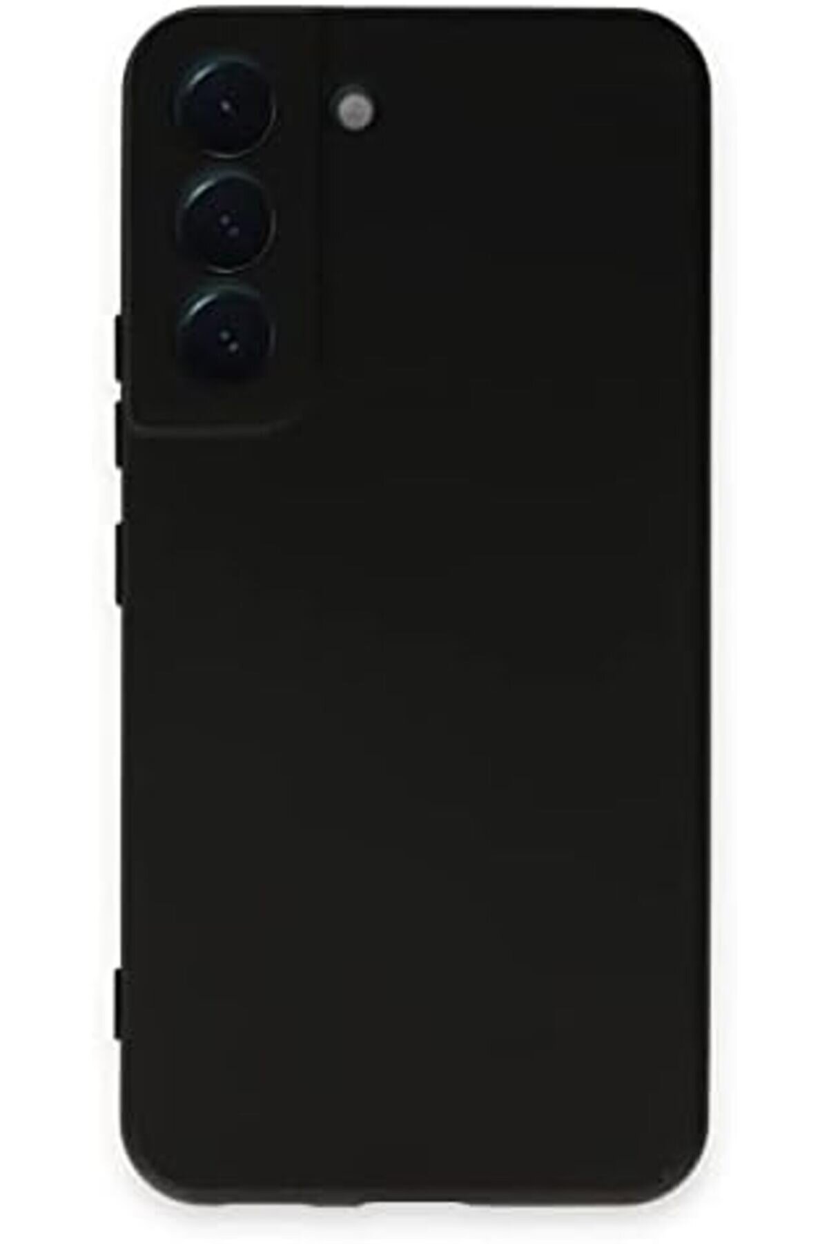 İleti̇şi̇m S22 İle Uyumlu Kapak Kamera Korumalı Içi̇ Kadi̇fe Lansman Si̇li̇kon Kılıf - Si̇yah 1014773