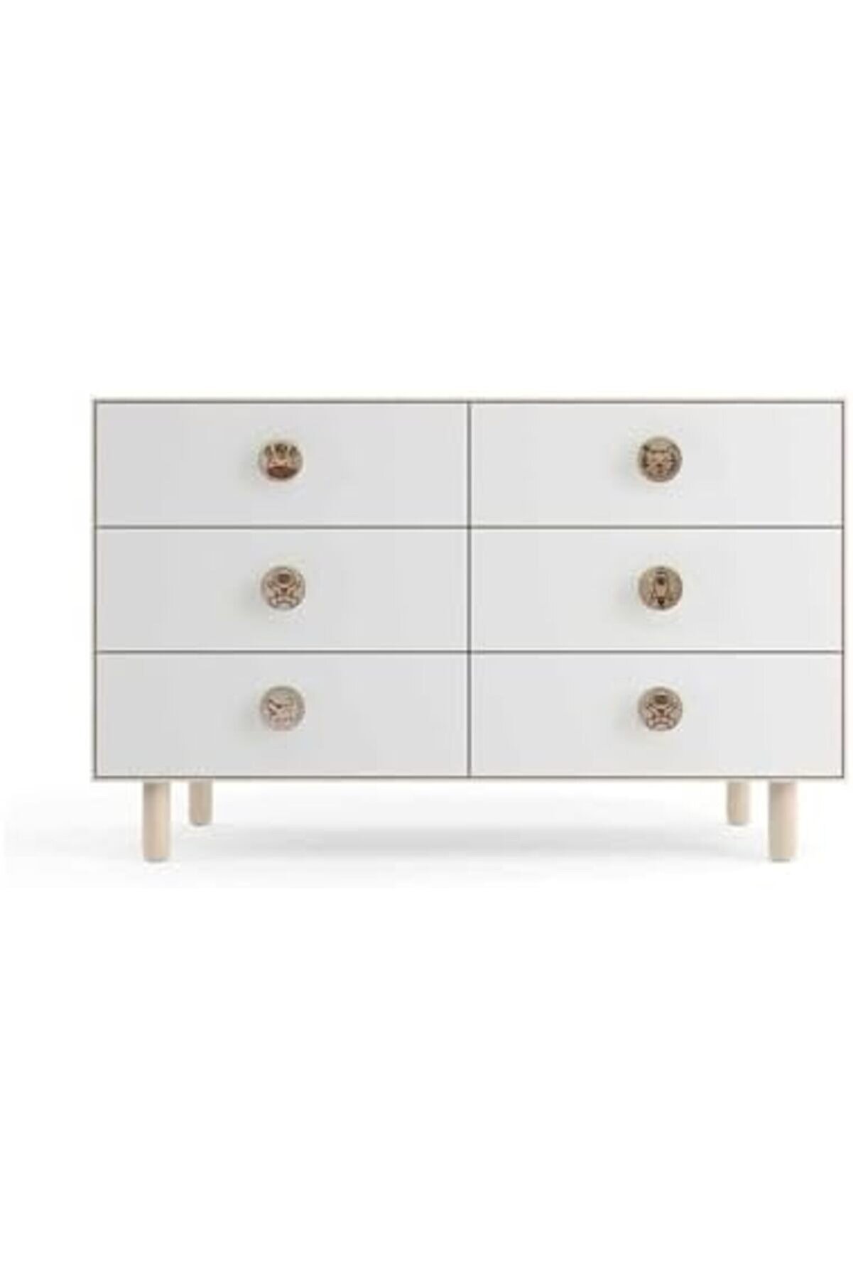 Ahşap Mobi̇lya Kulp 3.8 Cm Ti̇msah Desenli̇ Çekmece Kulpu 1014773